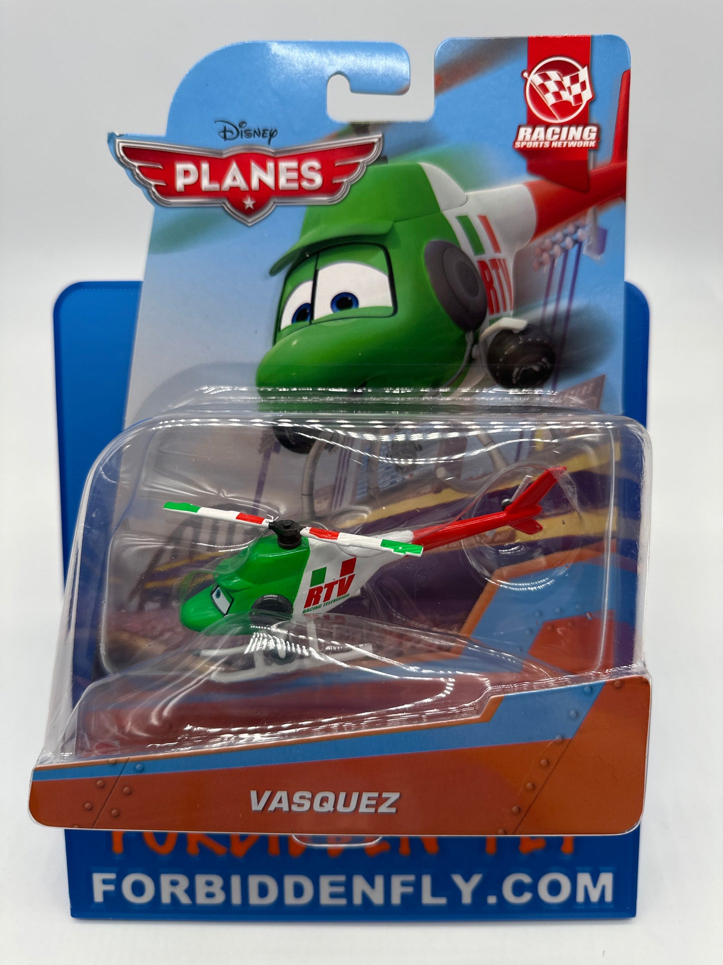 Disney Pixar Planes Movie - Racing Sports Network Series - Vasquez