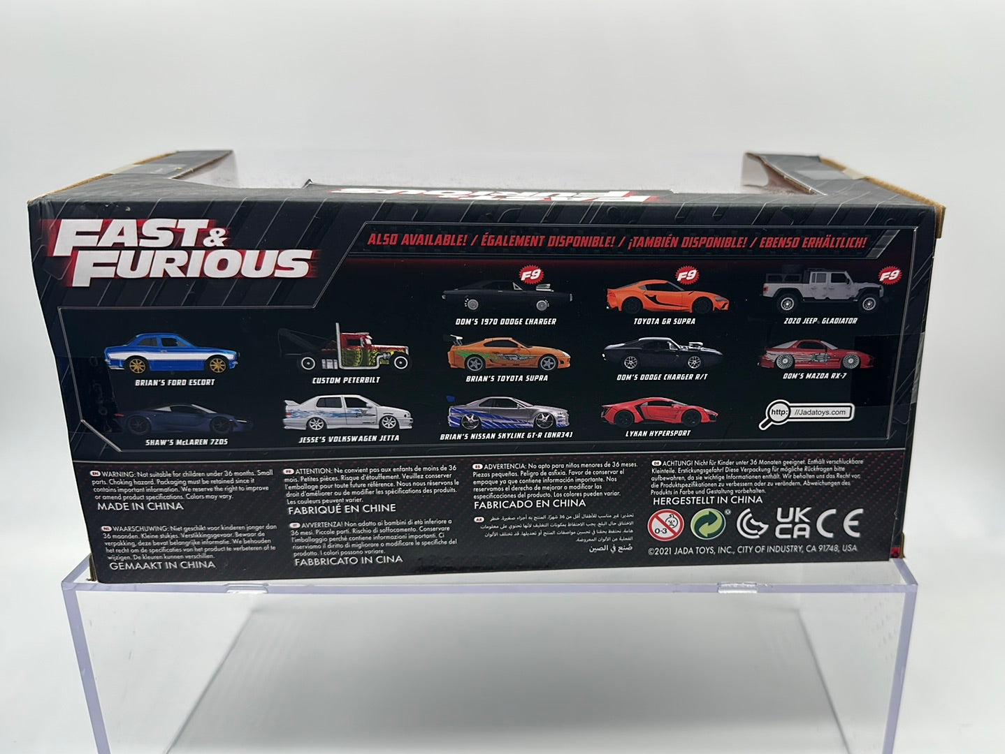 Jada 1:24 Scale - Fast and Furious - Brian’s Nissan Skyline GT-R (BNR34)