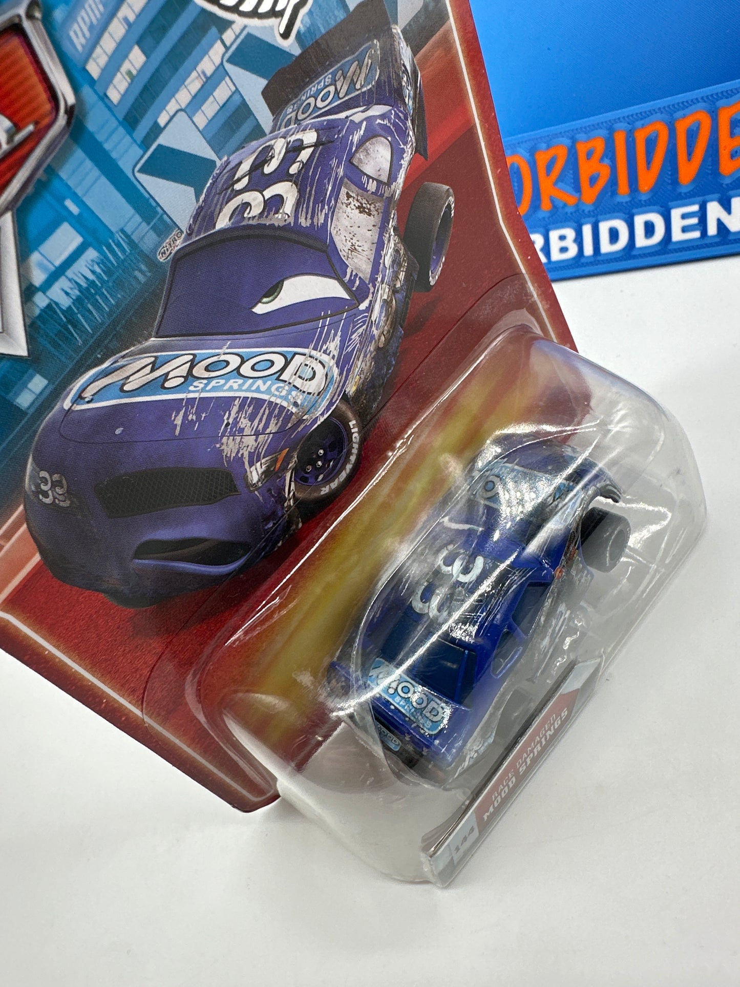 Disney Pixar Cars Movie - Final Lap Collection Series - Race Damaged Mood Springs