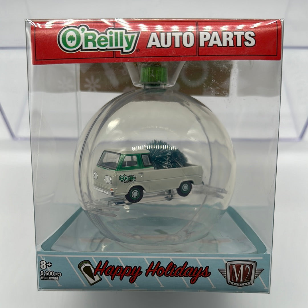 M2 Machines - 2022 O’Reilly Auto Parts Exclusive Christmas Ornament - 1965 Ford Econoline