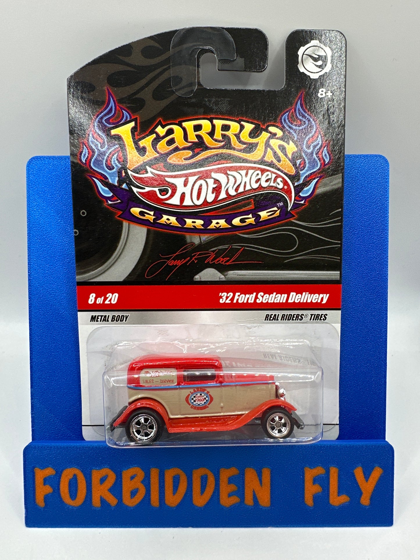 Hot Wheels Premium - Larry’s Garage Series #8/20- Red & Tan ‘32 Ford Sedan Delivery