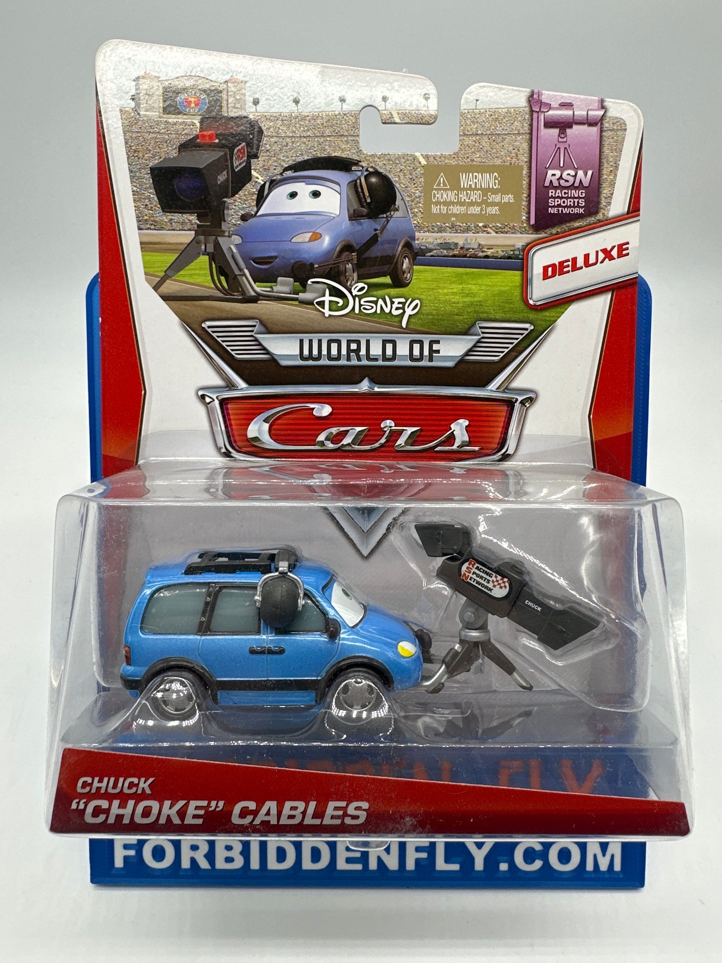 Disney Pixar Cars Movie - World of Cars Racing Sports Network Series - Deluxe Chuck “Choke” Cables
