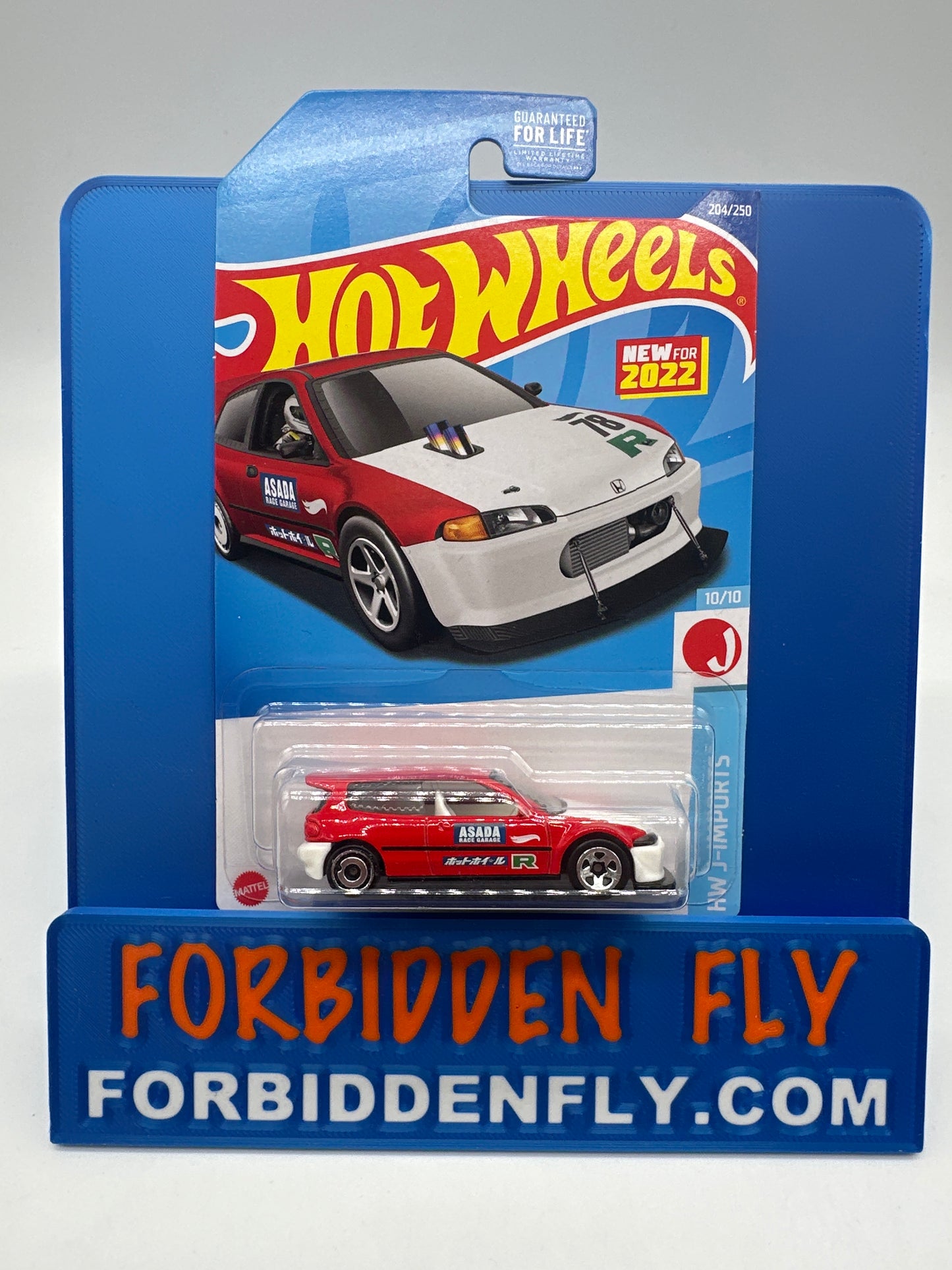 Hot Wheels Mainline - 2022 HW J-Imports Series - Honda Civic Custom - Red