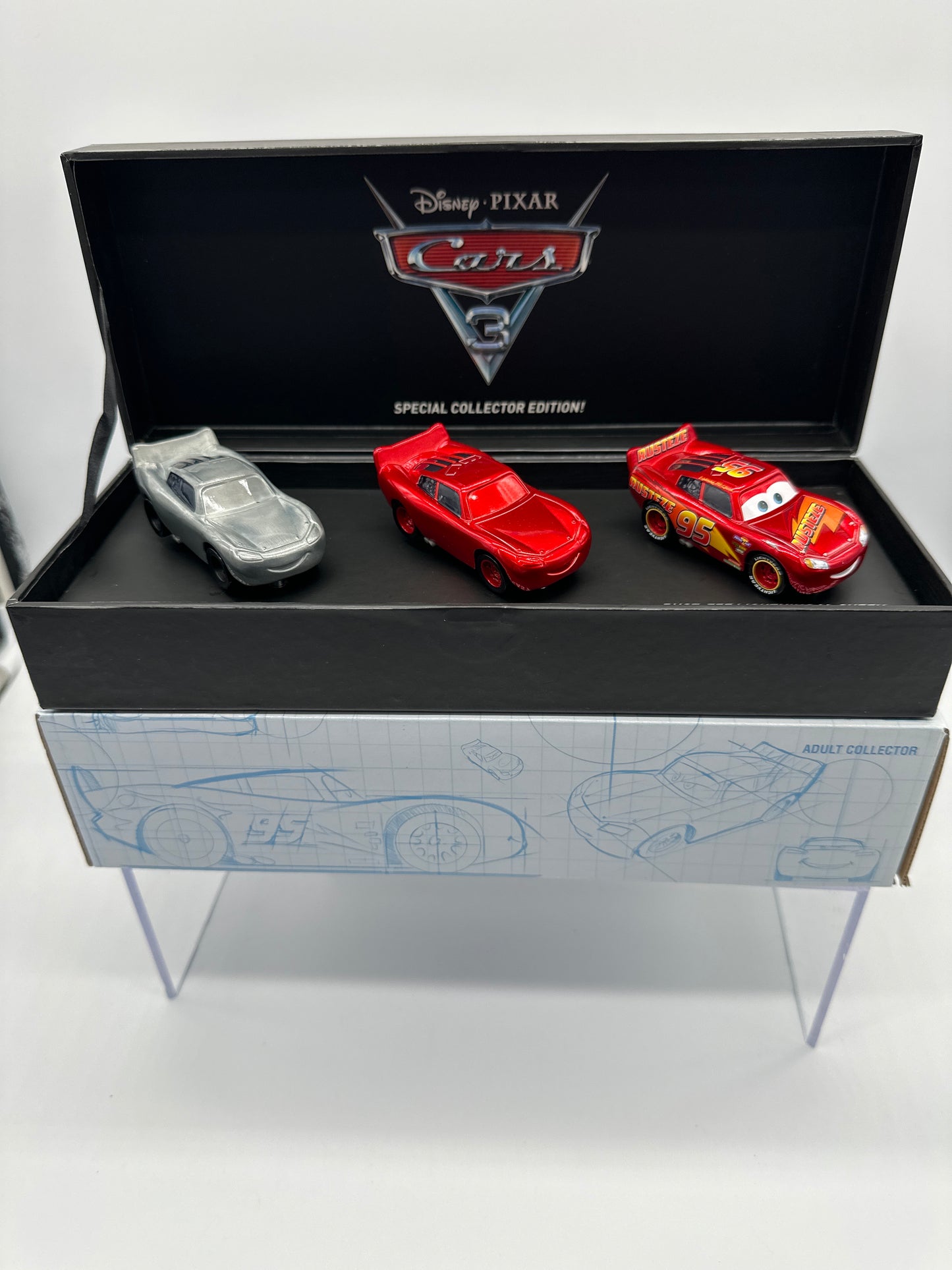 Disney Pixar Cars Movie - 2017 SDCC Comic Con Exclusive - Cars 3 The Making of Lightning McQueen Diecast