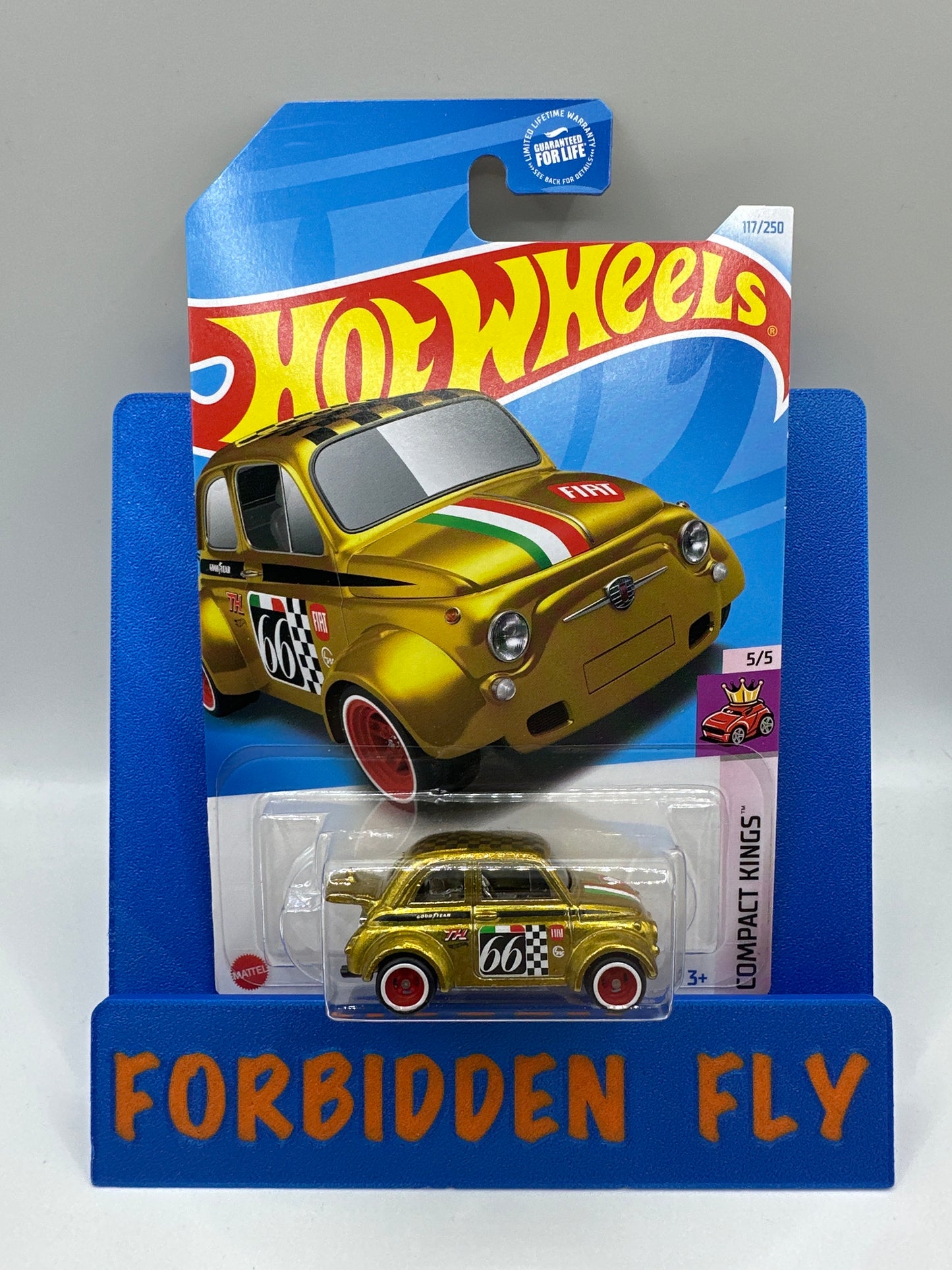Hot Wheels 2024 E Case Super Treasure Hunt - ‘60s Fiat 500D Modificado