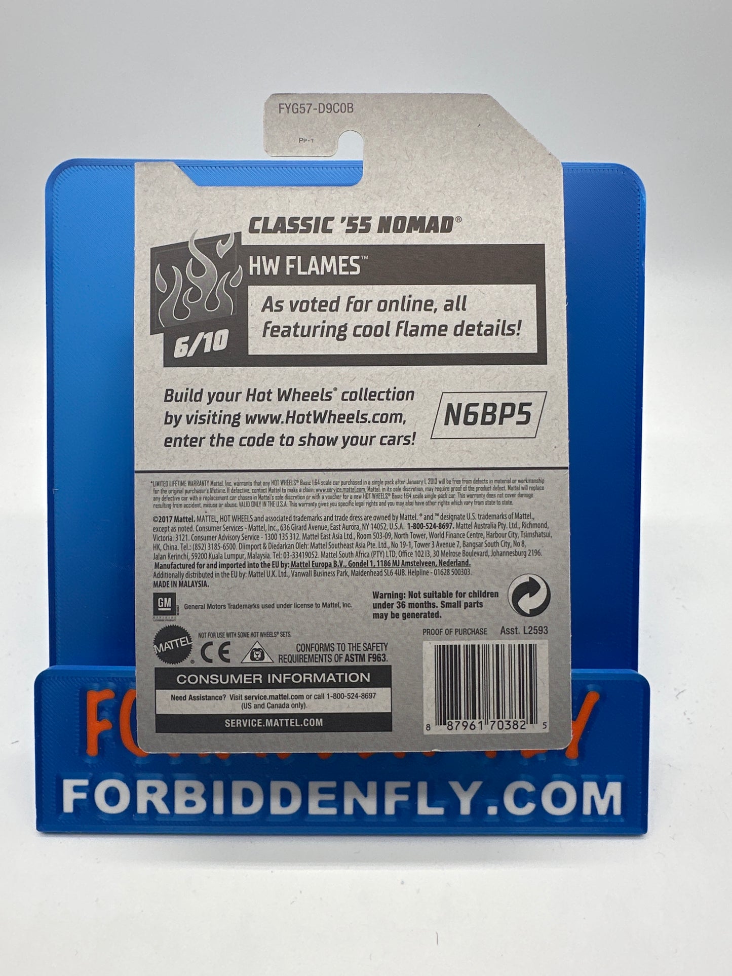 Hot Wheels Mainline - Factory Stickered 2018 K-Mart Exclusive - Classic ‘55 Nomad