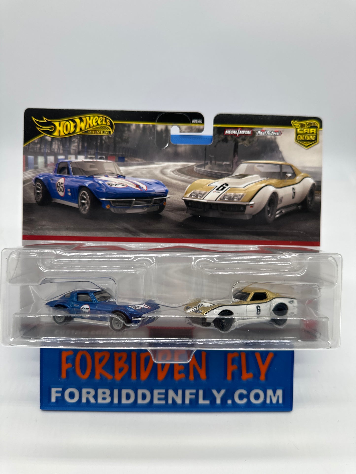Hot Wheels Car Culture - Target Exclusive Premium 2 Pack - Custom Corvette Stingray & ‘69 Copo Corvette