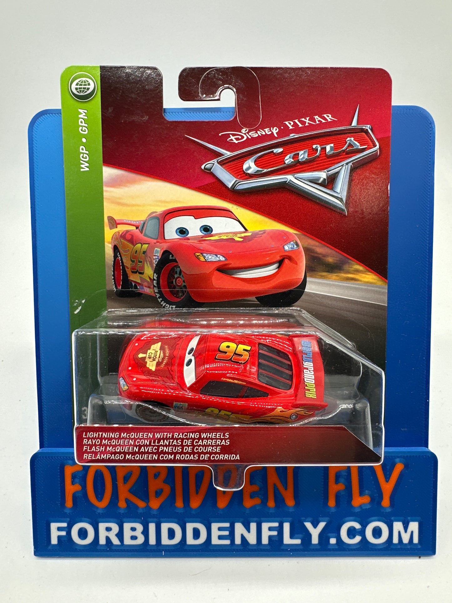 Disney Pixar Cars Movie - WGP Series - Lightning McQueen with Racing Wheels