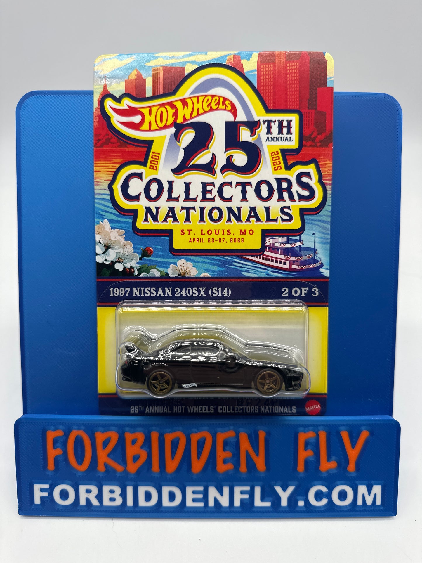 Hot Wheels 25th Annual Collector’s Nationals Convention - 2025 St. Louis, MO - 1997 Nissan 240SX (S14) - Souvenir Car