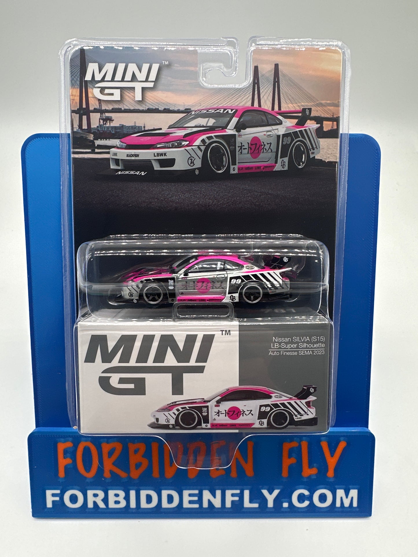 Mini GT Chase #781 - Nissan Silvia (S15) LB-Super Silhouette - Auto Finesse SEMA 2023