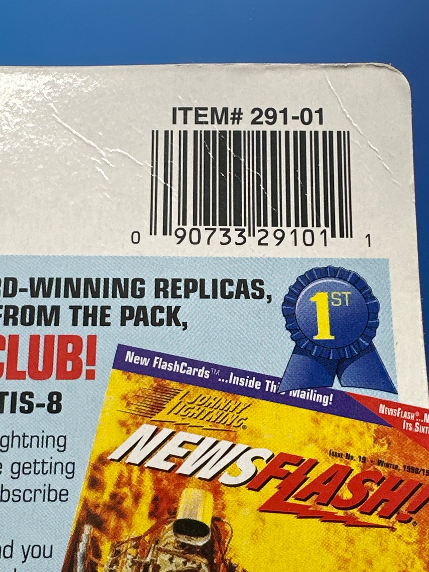 Johnny Lightning - Mustang Illustrated Series - 1964 1/2 Mustang Convertible - Red