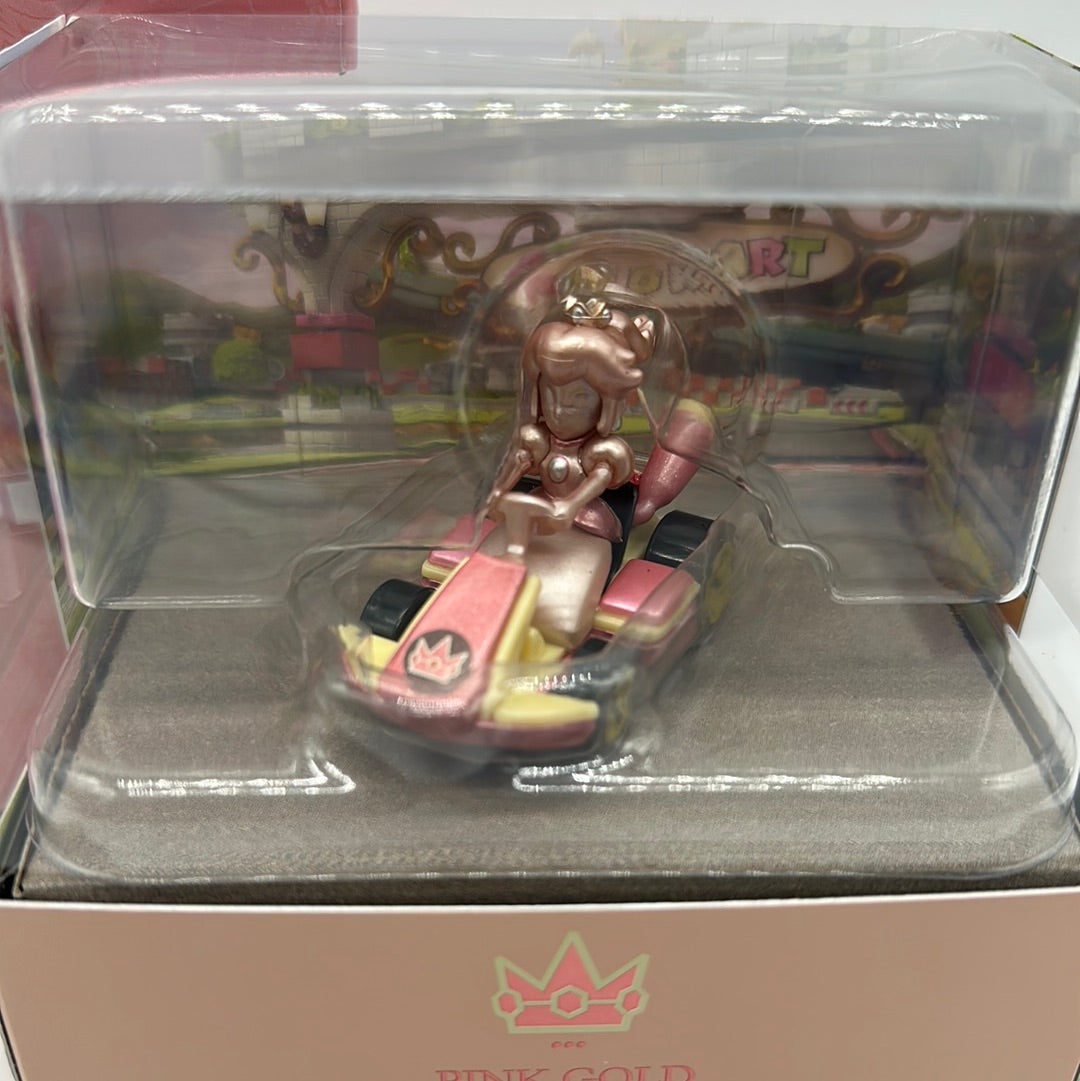 Hot Wheels - SDCC 2022 Exclusive - Mario Kart Pink Gold Princess Peach in Standard Kart