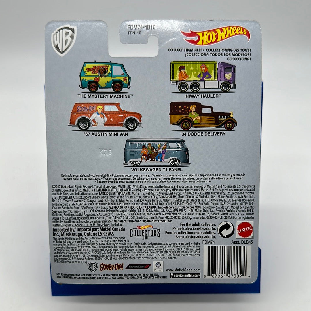 Hot Wheels Premium - Pop Culture Warner Brothers Scooby-Doo Series Single - #5/5 - Volkswagen T1 Panel