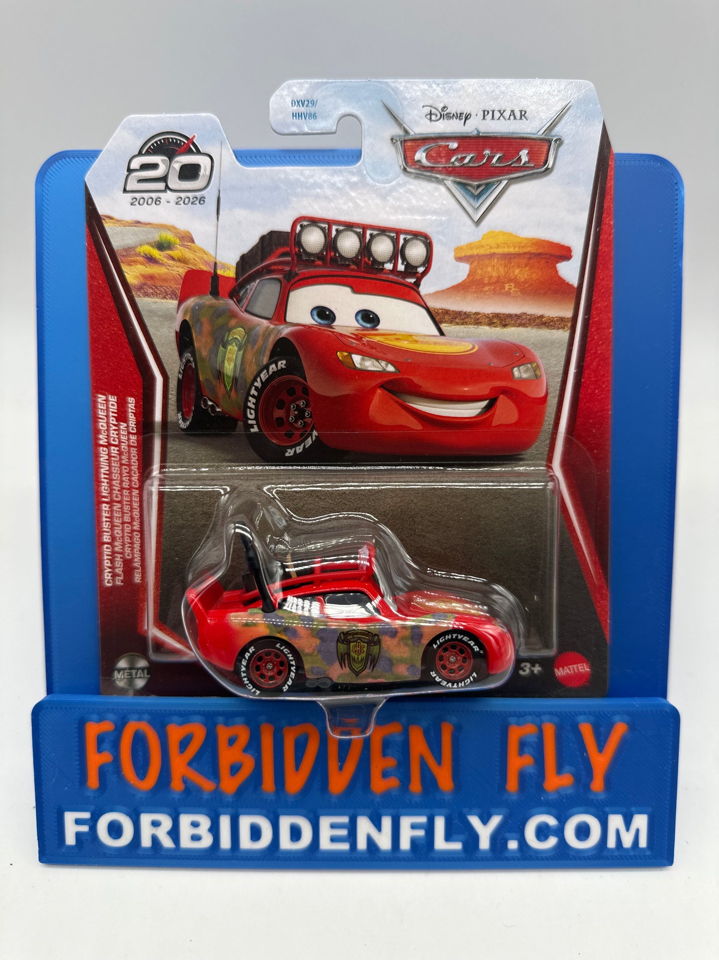 Disney Pixar Cars Movie - 20 Year Anniversary Release - Cryptid Buster Lightning McQueen