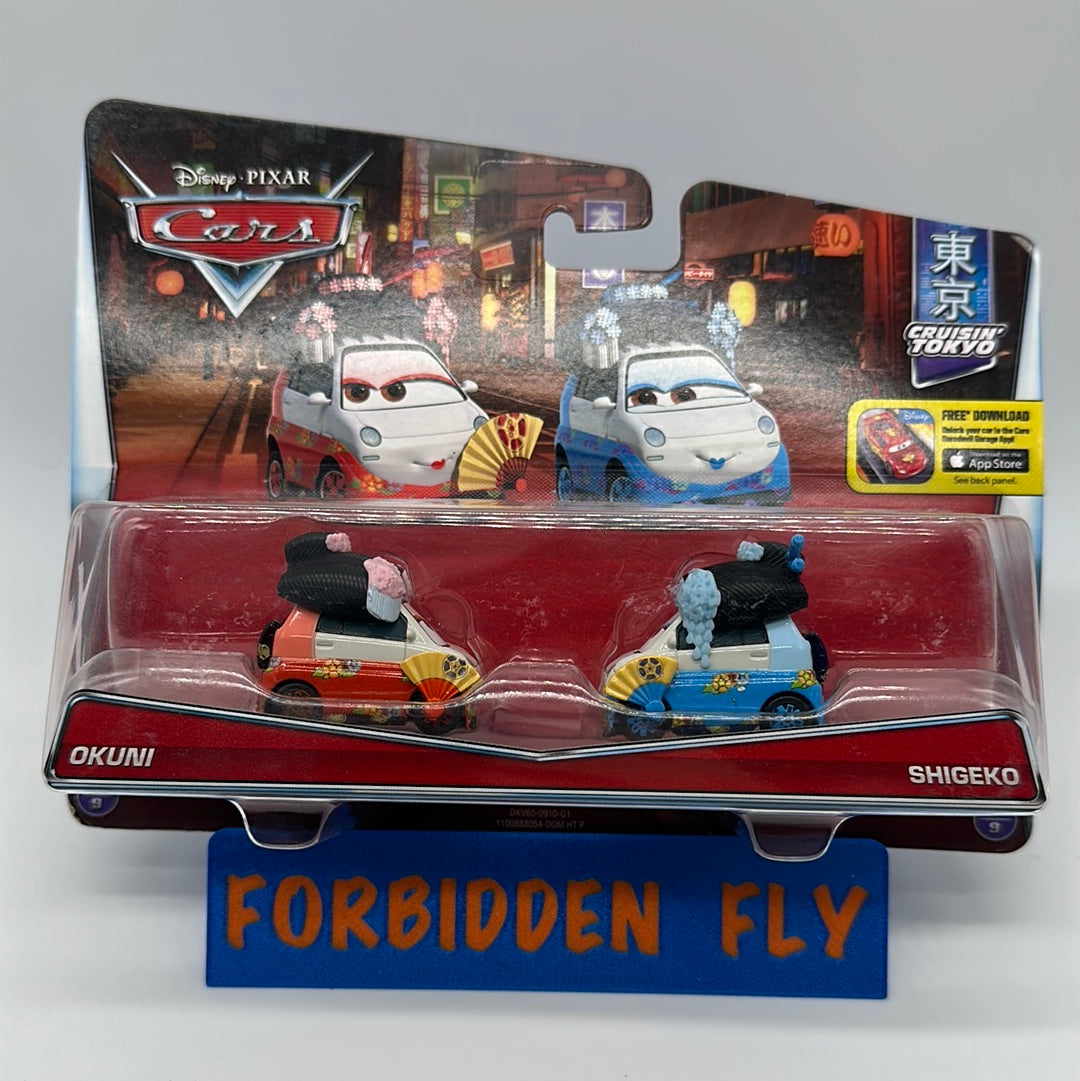 Disney Pixar Cars Movie - Cruisin’ Tokyo Series Two Pack - Okuni & Shigeko
