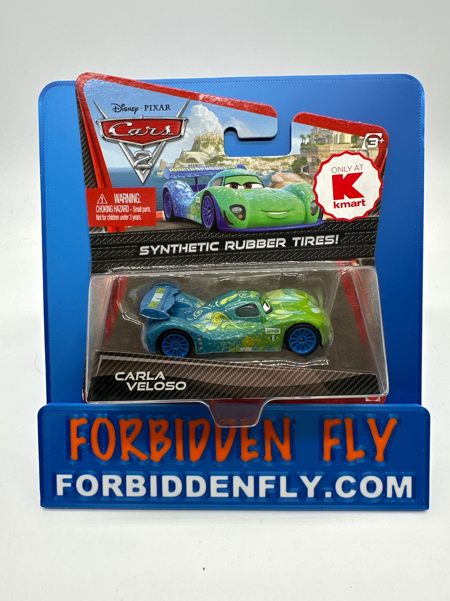 Disney Pixar Cars Movie - K Mart Exclusive - Carla Veloso with Synthetic Rubber Tires