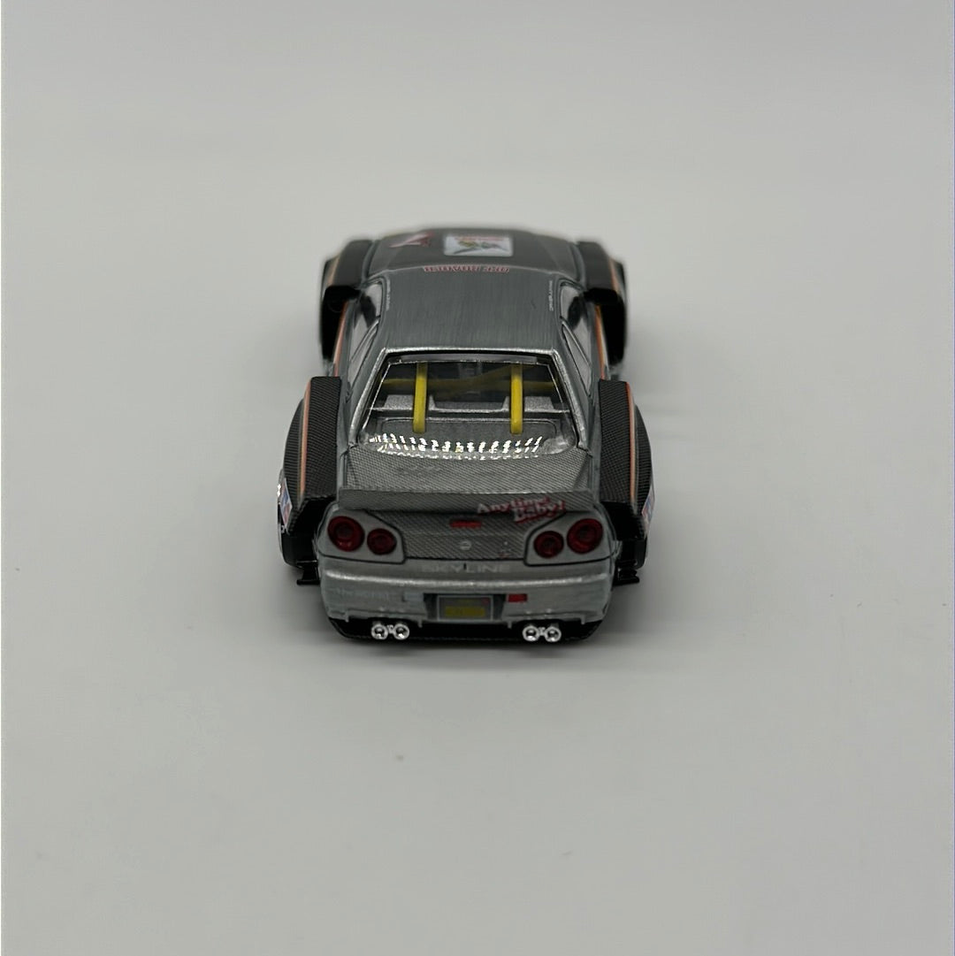 Kaido House (x MiniGT) - Raw Chase Release #093 - Black Nissan Skyline GT-R (R34) - The Hornet - Tamiya & Kaido House Collaboration