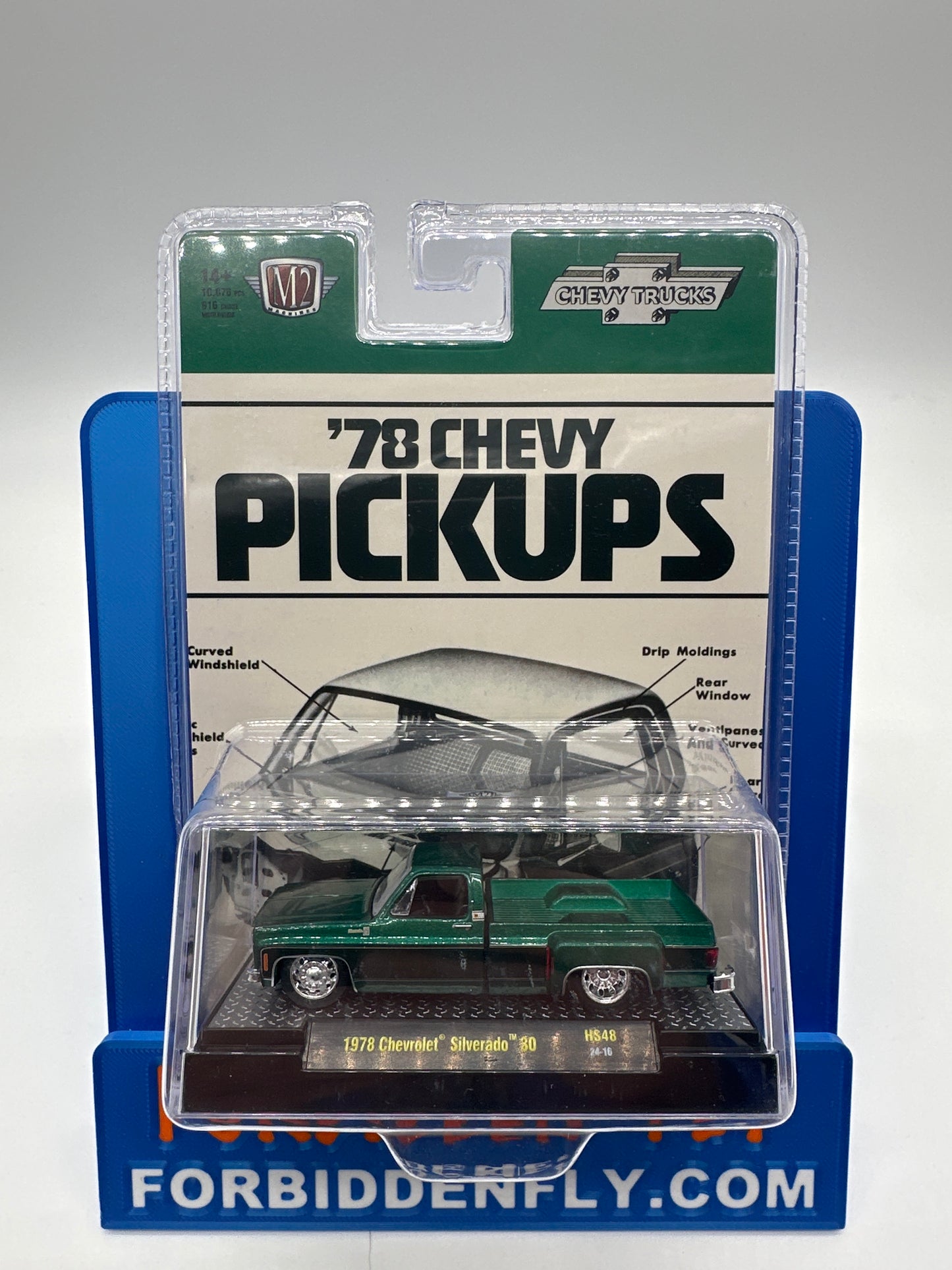 M2 Machines Acrylic Boxed Car - ‘78 Chevy Pickups Series HS48 - 1978 Chevrolet Silverado 30