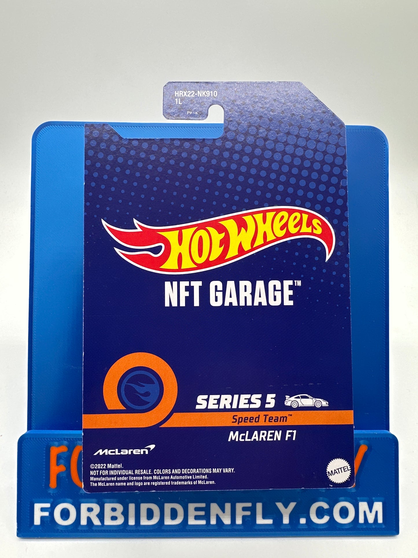 Hot Wheels NFT Series 5 - Speed Team - McLaren F1
