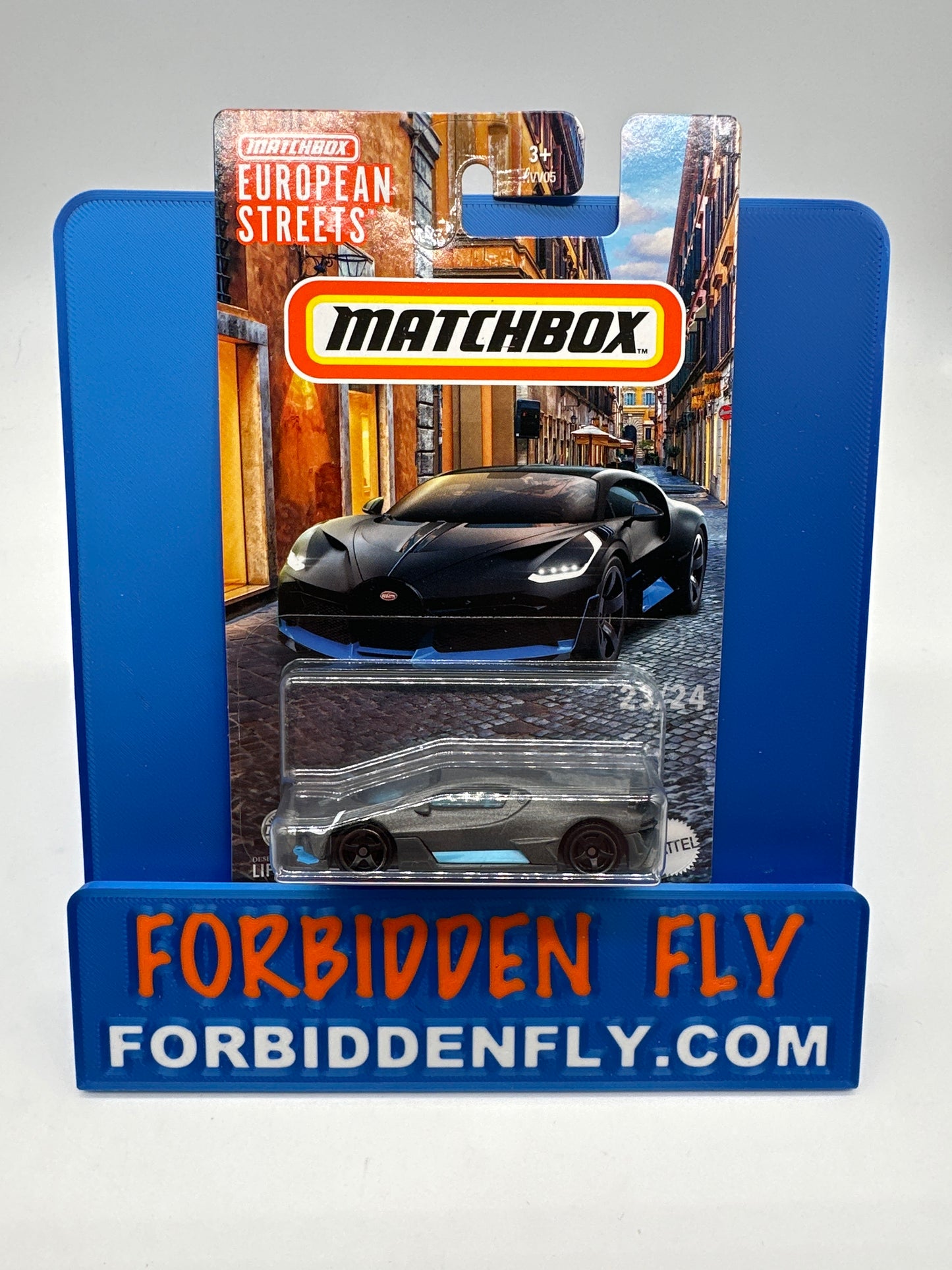 Matchbox Mainline - 2024 European Streets Series Mix D - #23/24 - 2018 Bugatti Divo - Gray