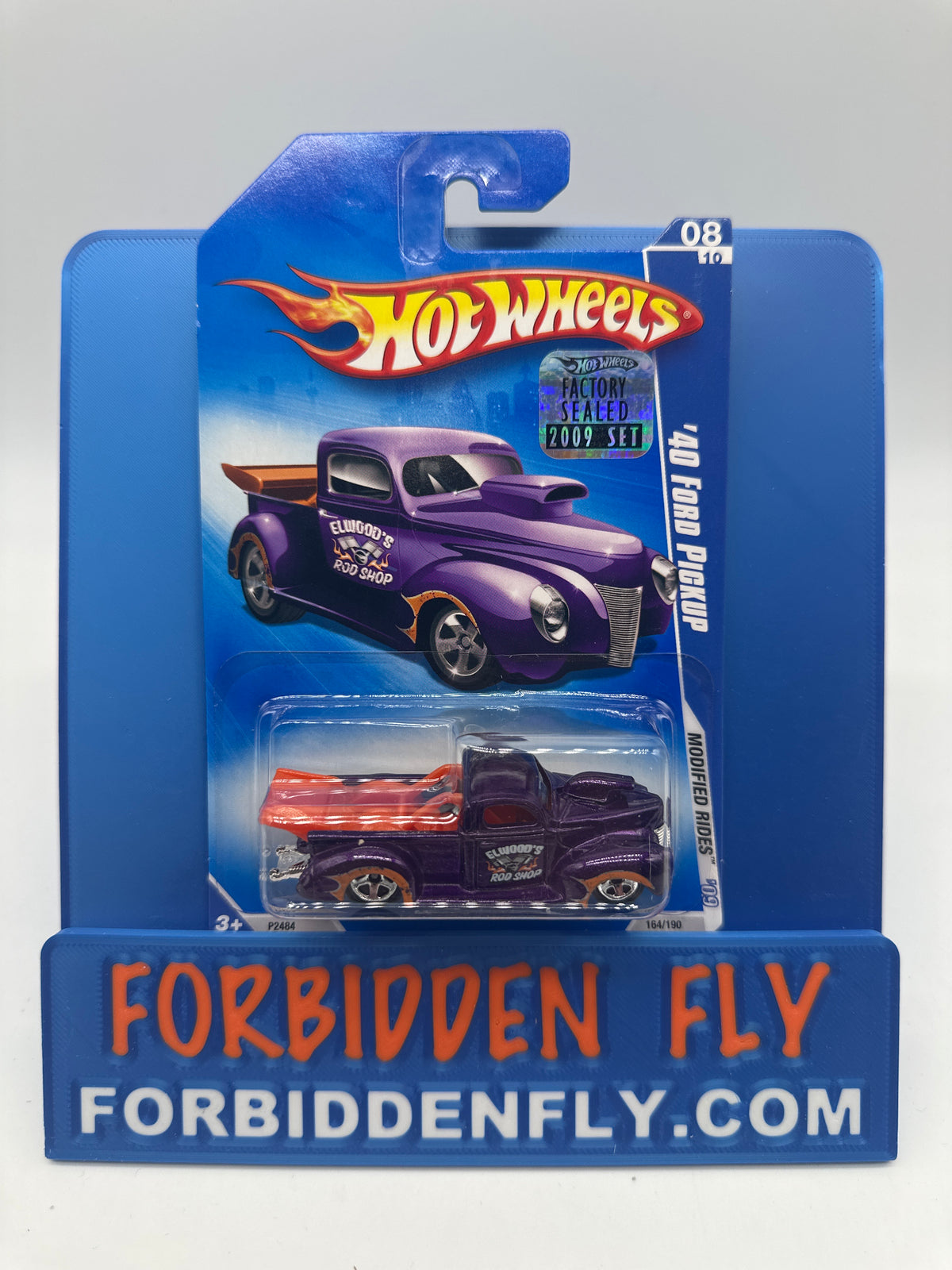 Hot Wheels Mainline - 2009 Factory Stickered - Modified Rides Series - ‘40 Ford Pickup - Lot Of 3