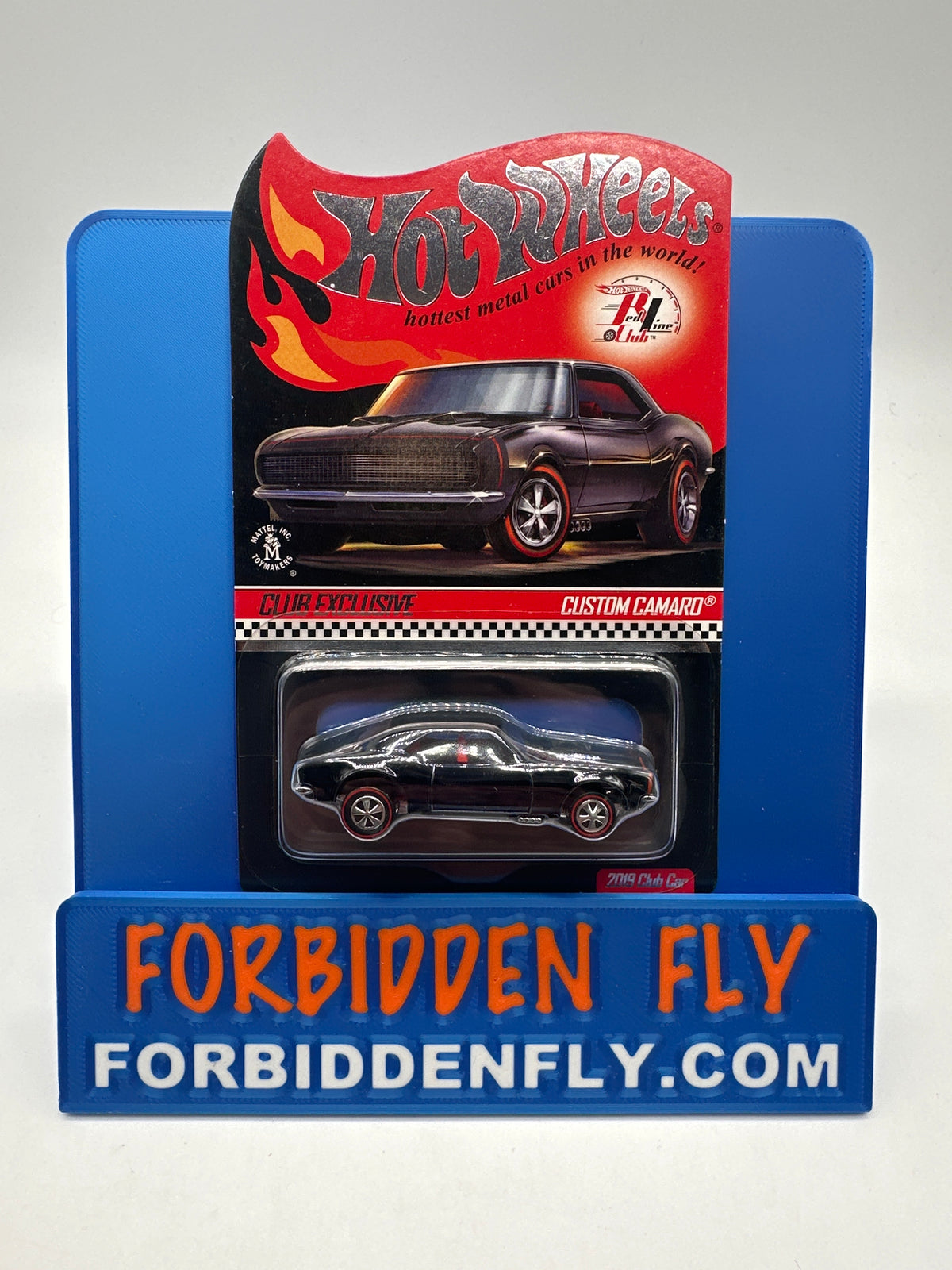 Hot Wheels RLC Red Line Club - 2019 Release - Black Custom Camaro Club Car