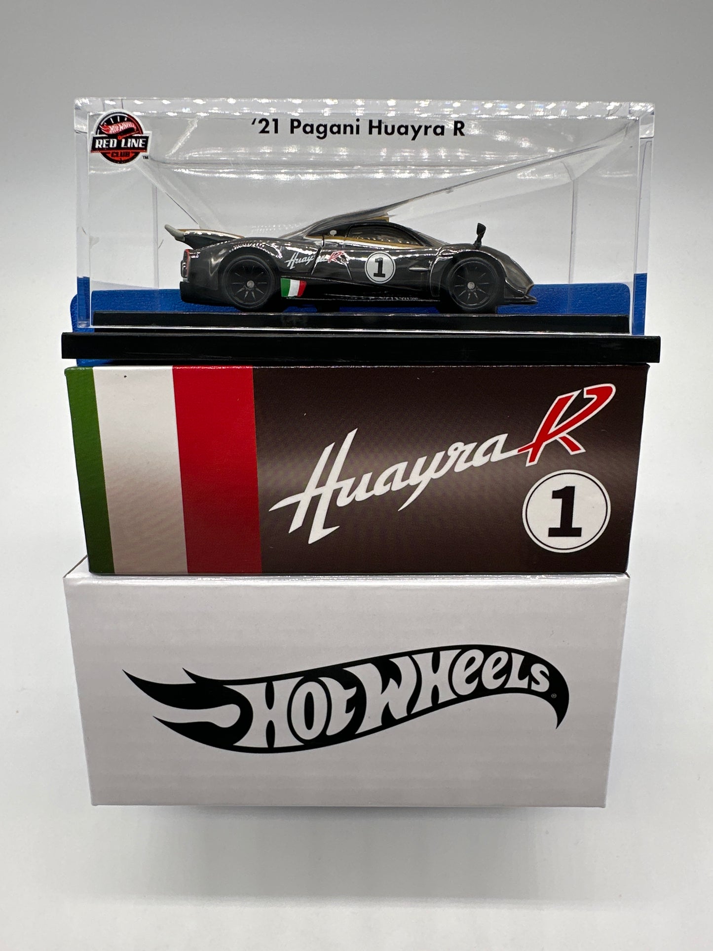 Hot Wheels RLC Red Line Club - 2024 Release - ‘21 Pagani Huayra R - Spectraflame Slate