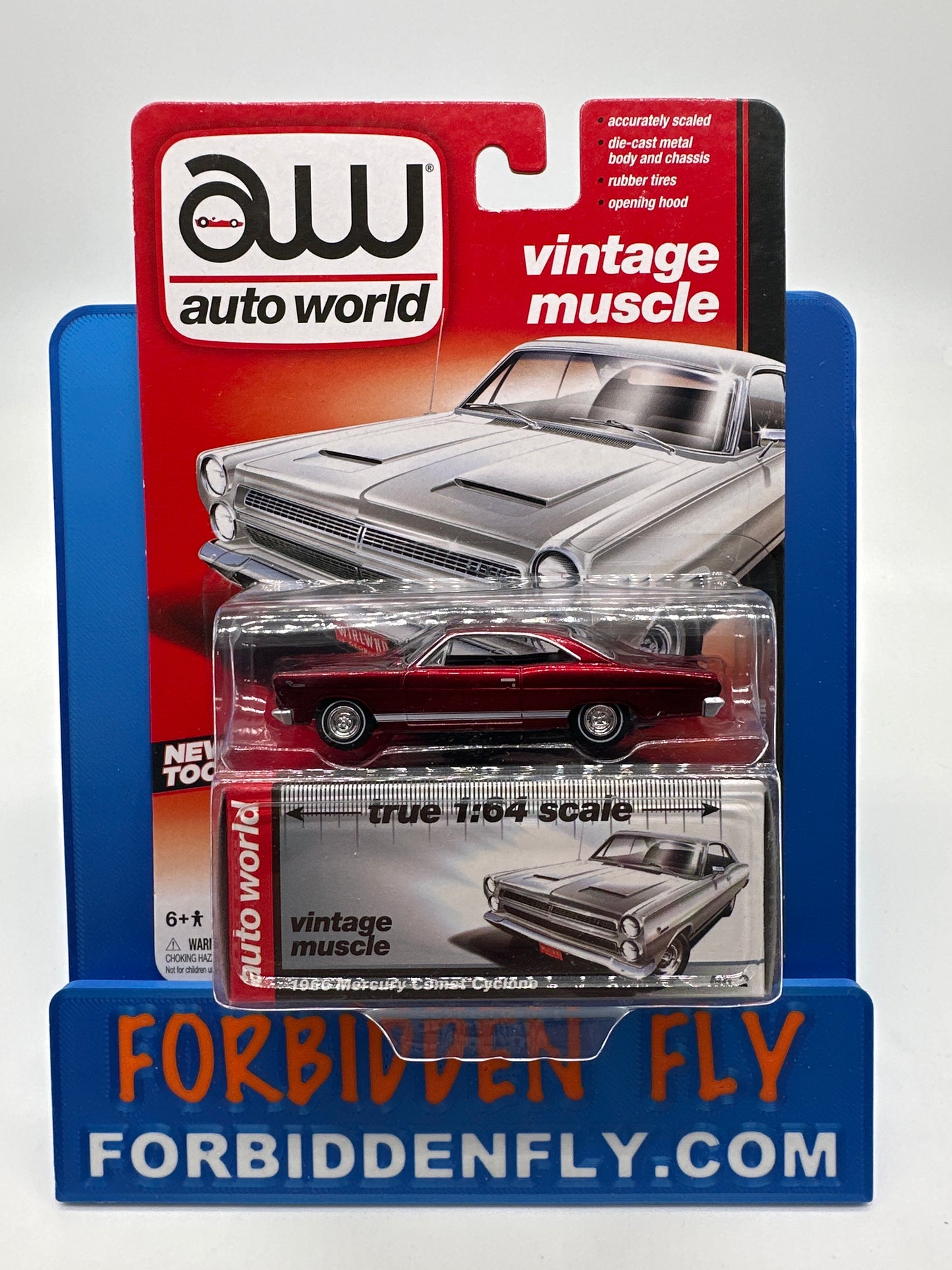 Auto World Vintage Muscle - 2013 Release 2 - 1966 Mercury Comet Cyclone - Ultra Red - Chase