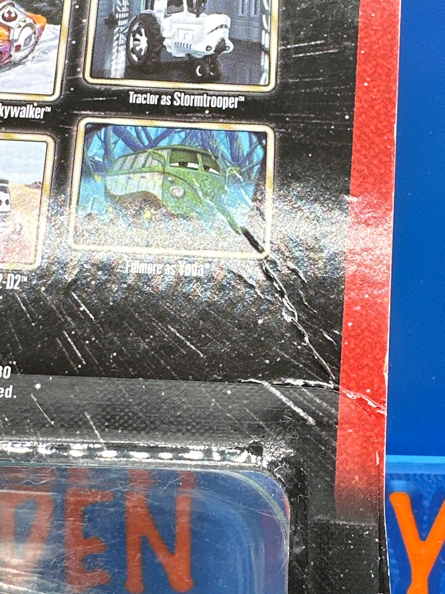 Disney Pixar Cars Movie - Disney Store Parks Exclusive Star Wars Series - Fillmore as Yoda