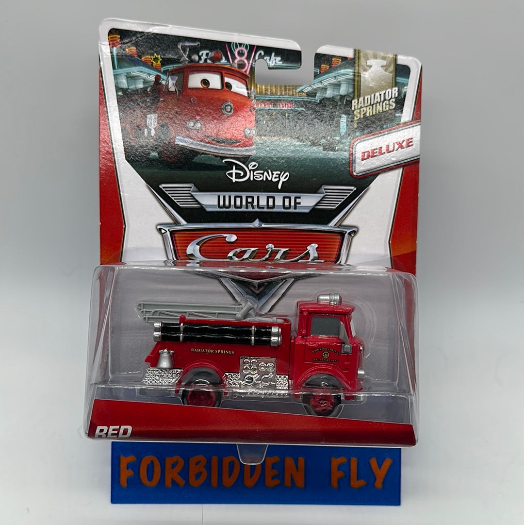 Disney Pixar Cars Movie - World of Cars Radiator Springs Series - Deluxe Red (Fire Truck)