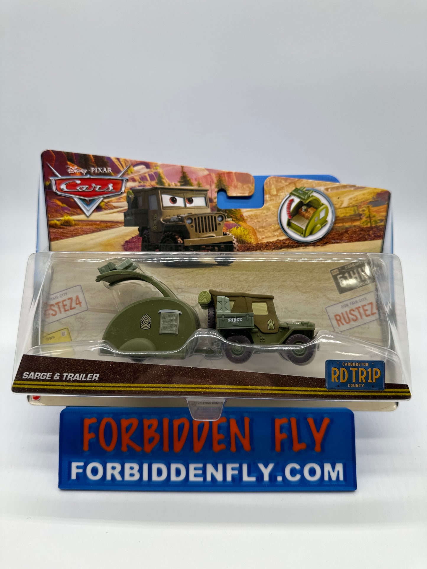 Disney Pixar Cars Movie - RD TR1P (Road Trip) Series Two Pack - Sarge & Trailer