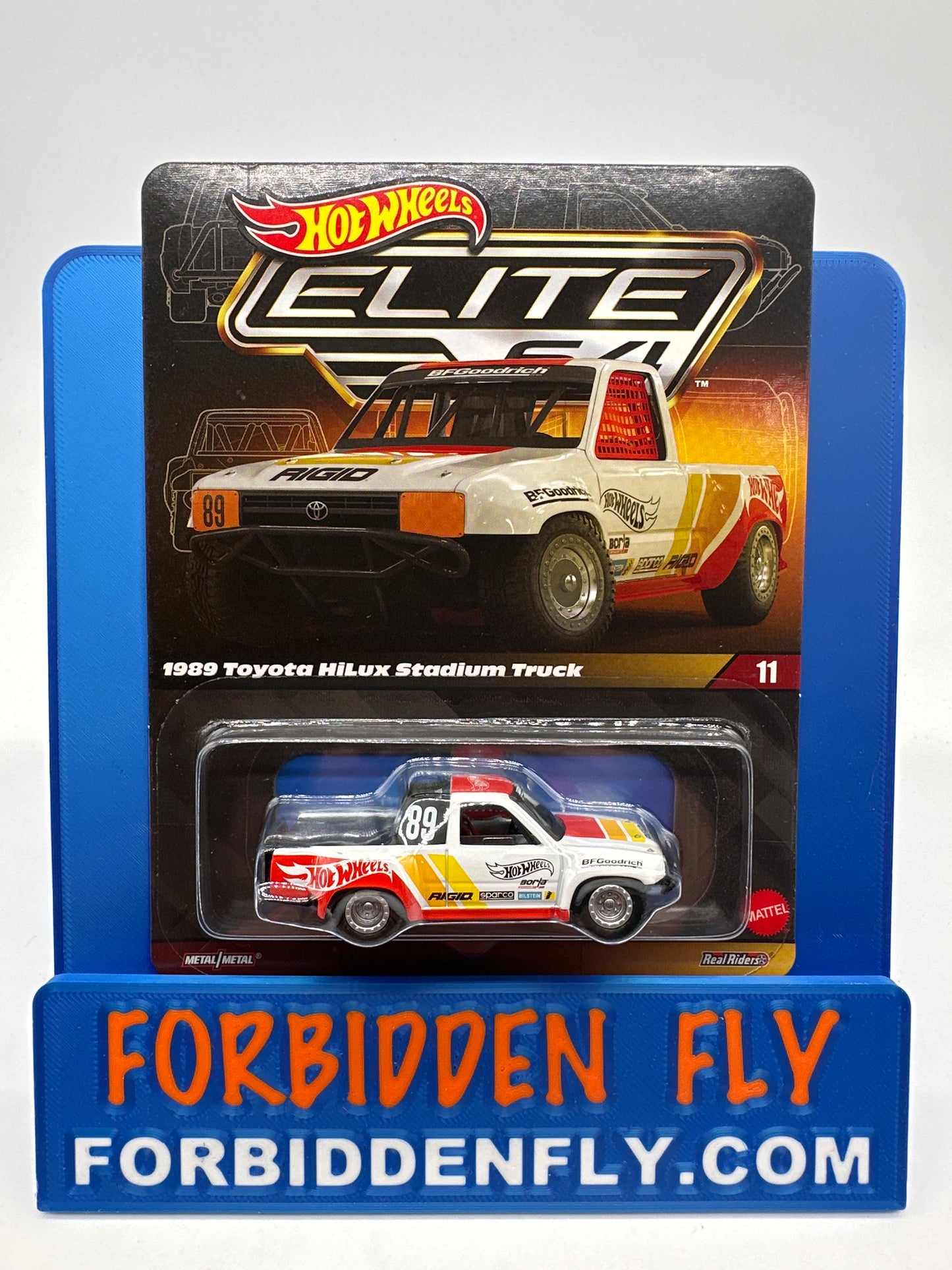 Hot Wheels Mattel Creations - Elite 64 - # 11 - 1989 Toyota HiLux Stadium Truck