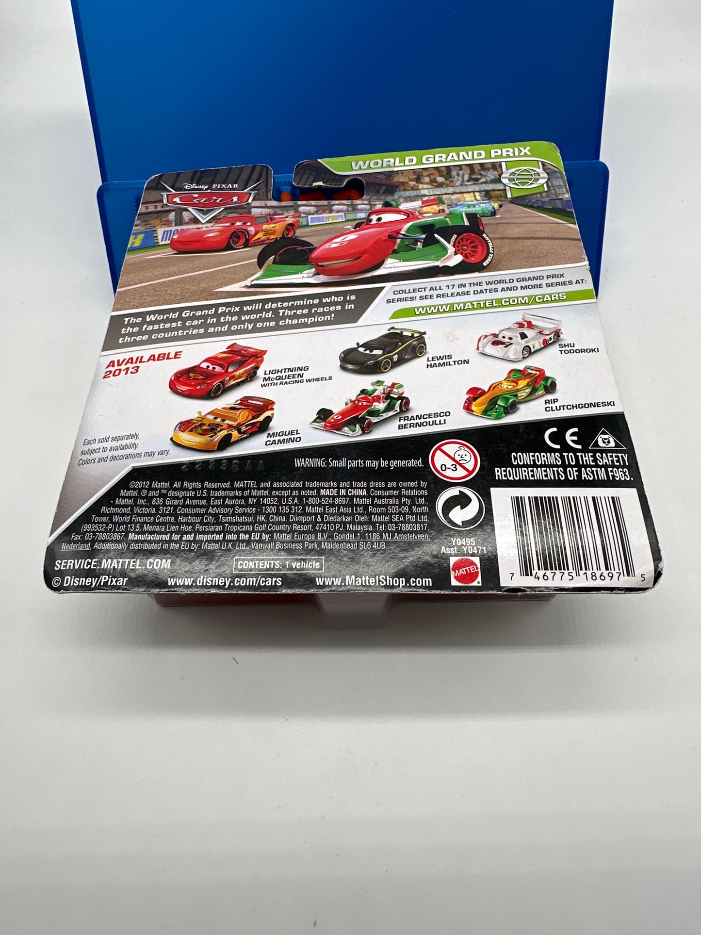 Disney Pixar Cars Movie - WGP Series - Shu Todoroki