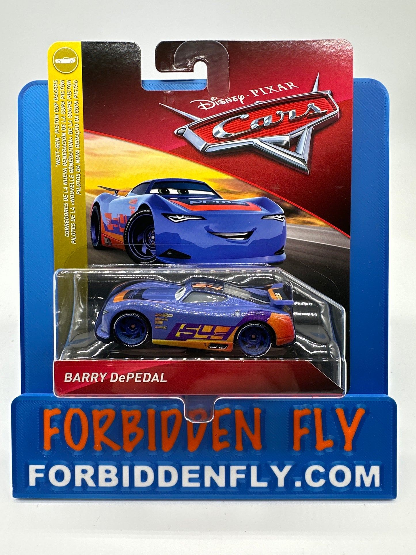 Disney Pixar Cars Movie - “Next Gen” Piston Cup Racers Series - Barry DePedal