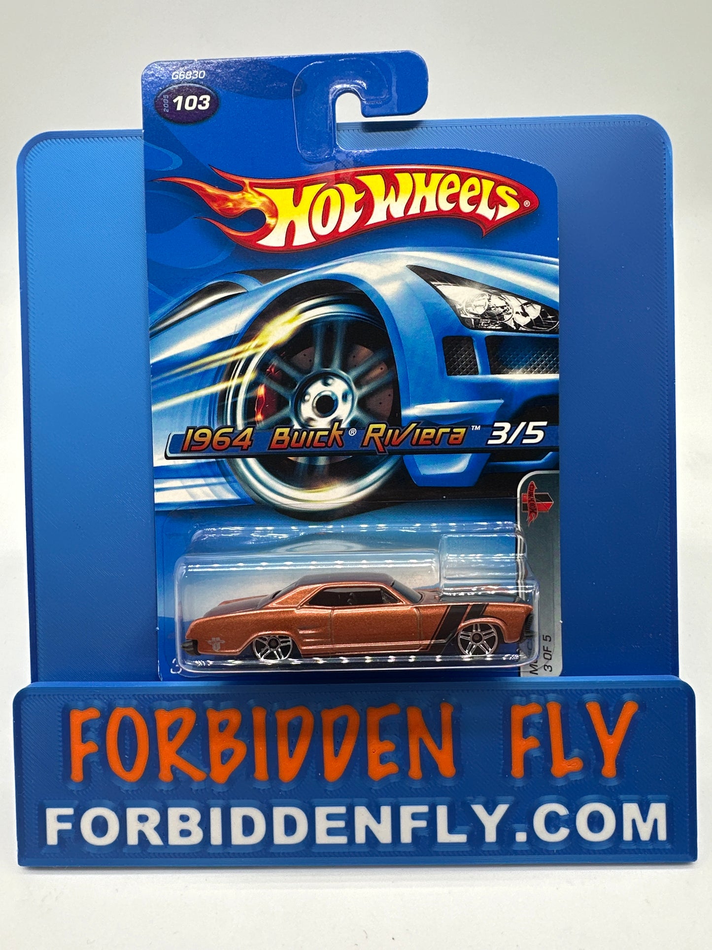 Hot Wheels 2005 Muscle Mania Series - 1964 Buick Riviera - Copper