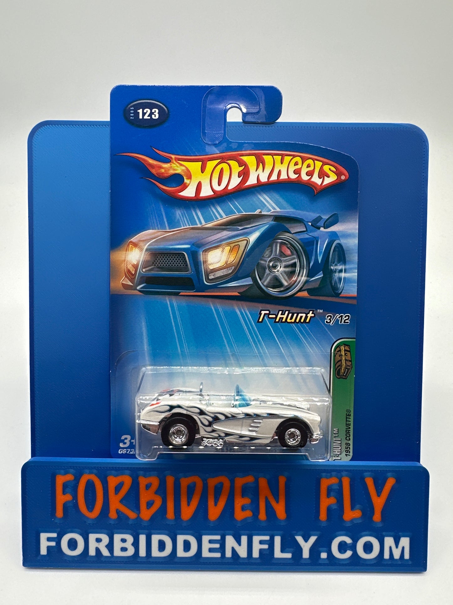 Hot Wheels Regular Treasure Hunt - 2005 (#3/12) - 1958 Corvette