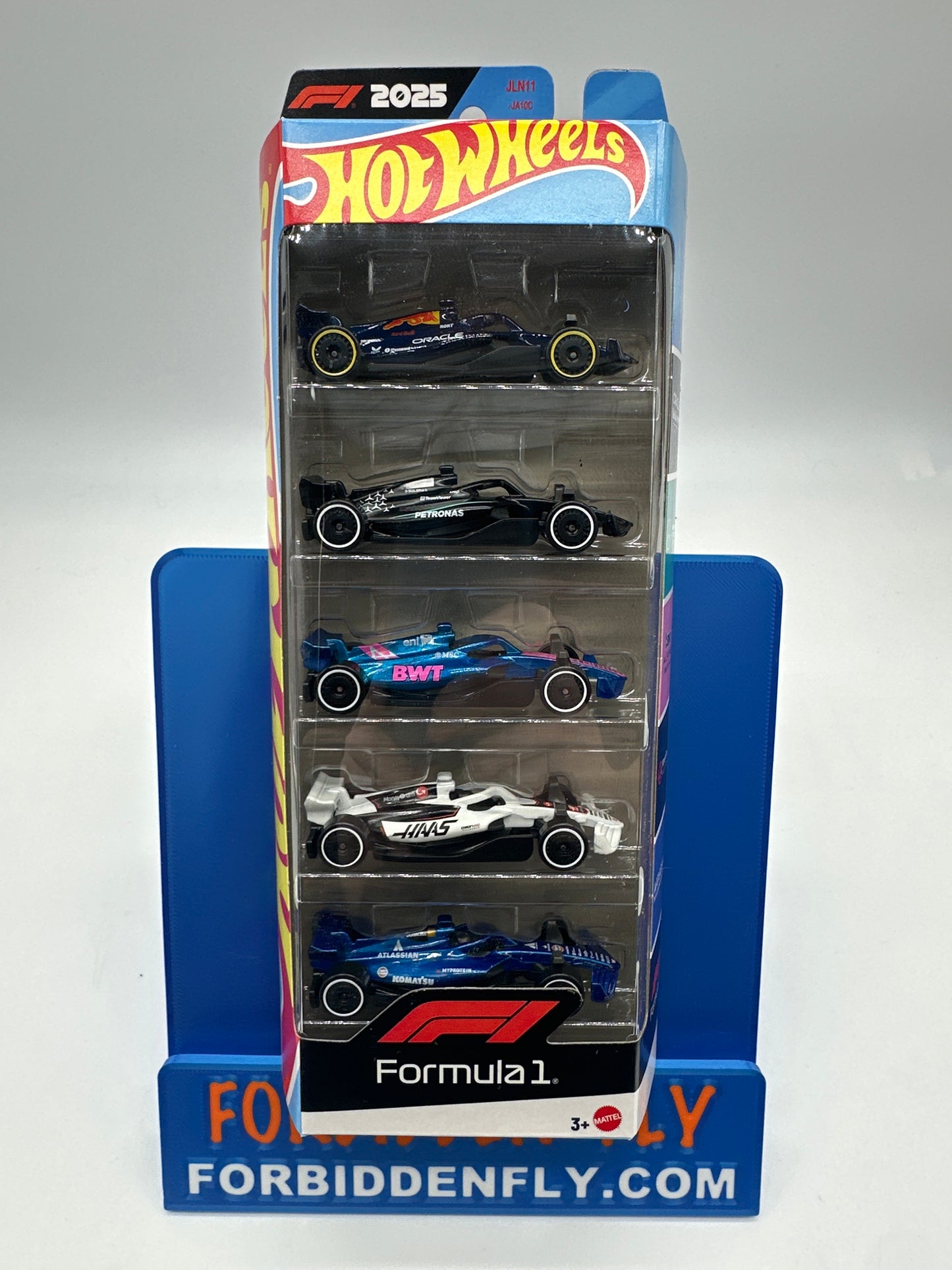 Hot Wheels 2025 5 Pack - Formula 1 (F1) 2025 Release
