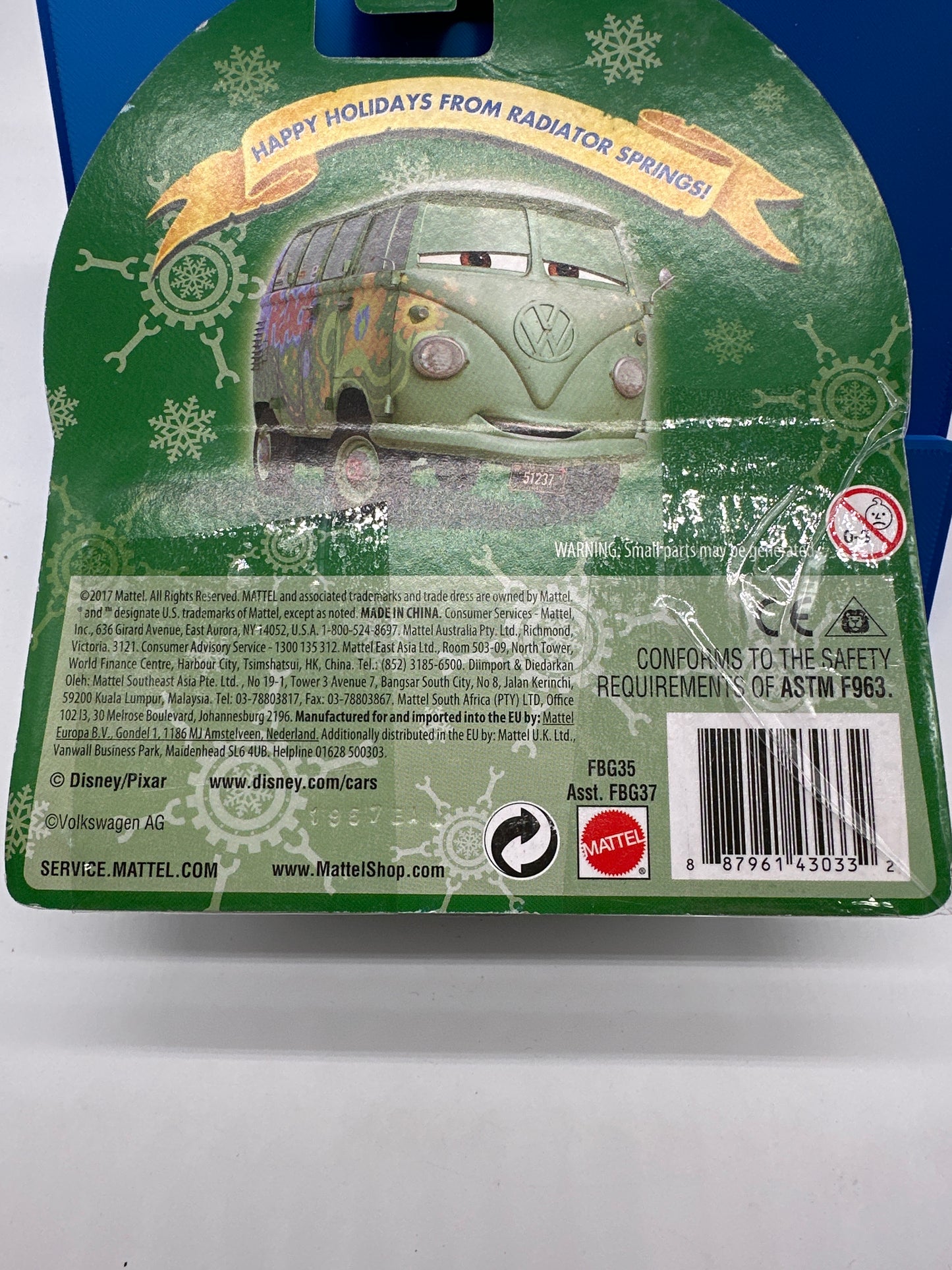 Disney Pixar Cars - 2017 Holiday Series - Fuel Tide Cheer Fillmore