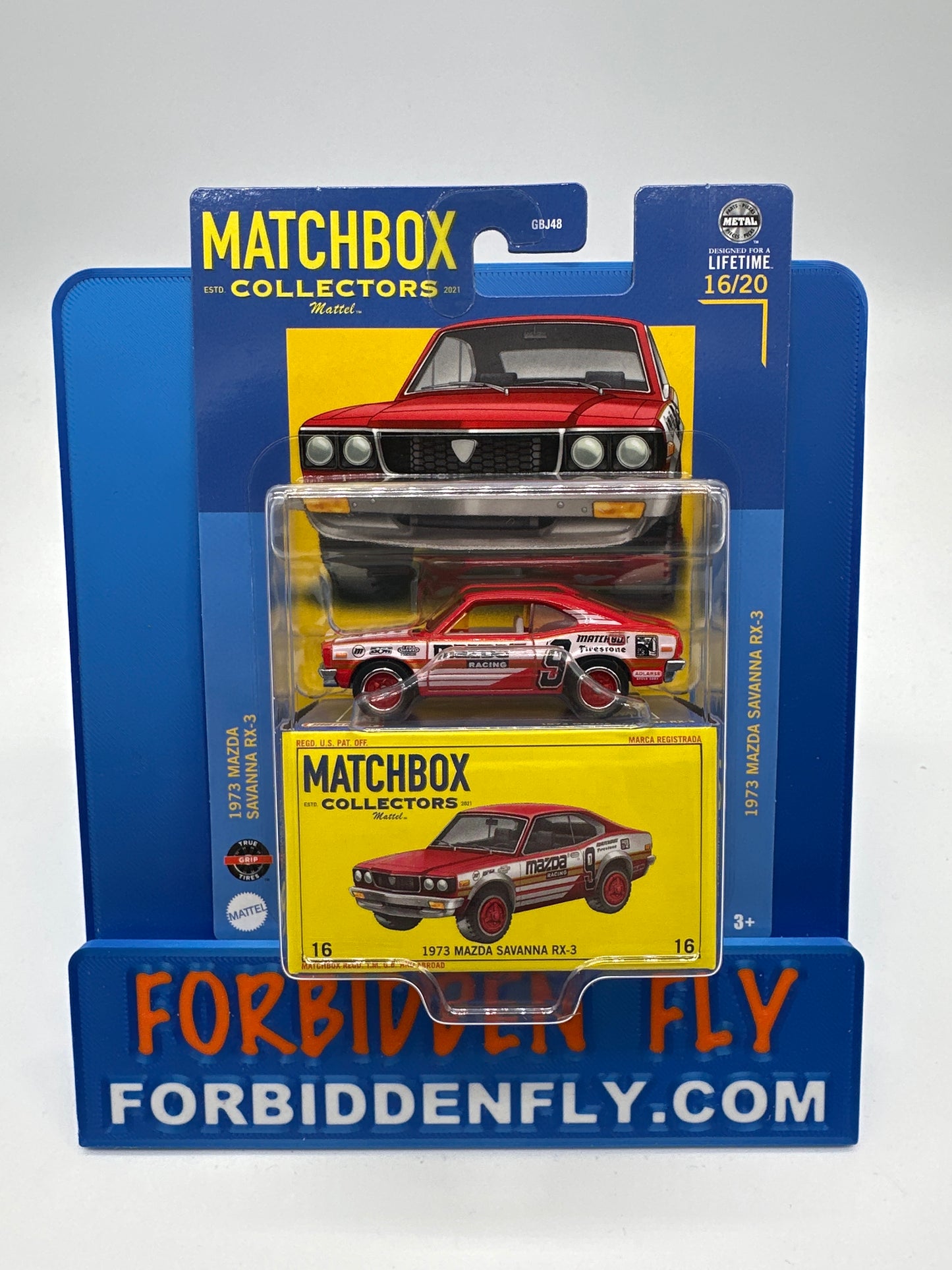Matchbox Collectors 2024 - #16/20 - 1973 Mazda Savanna RX-3 - Red
