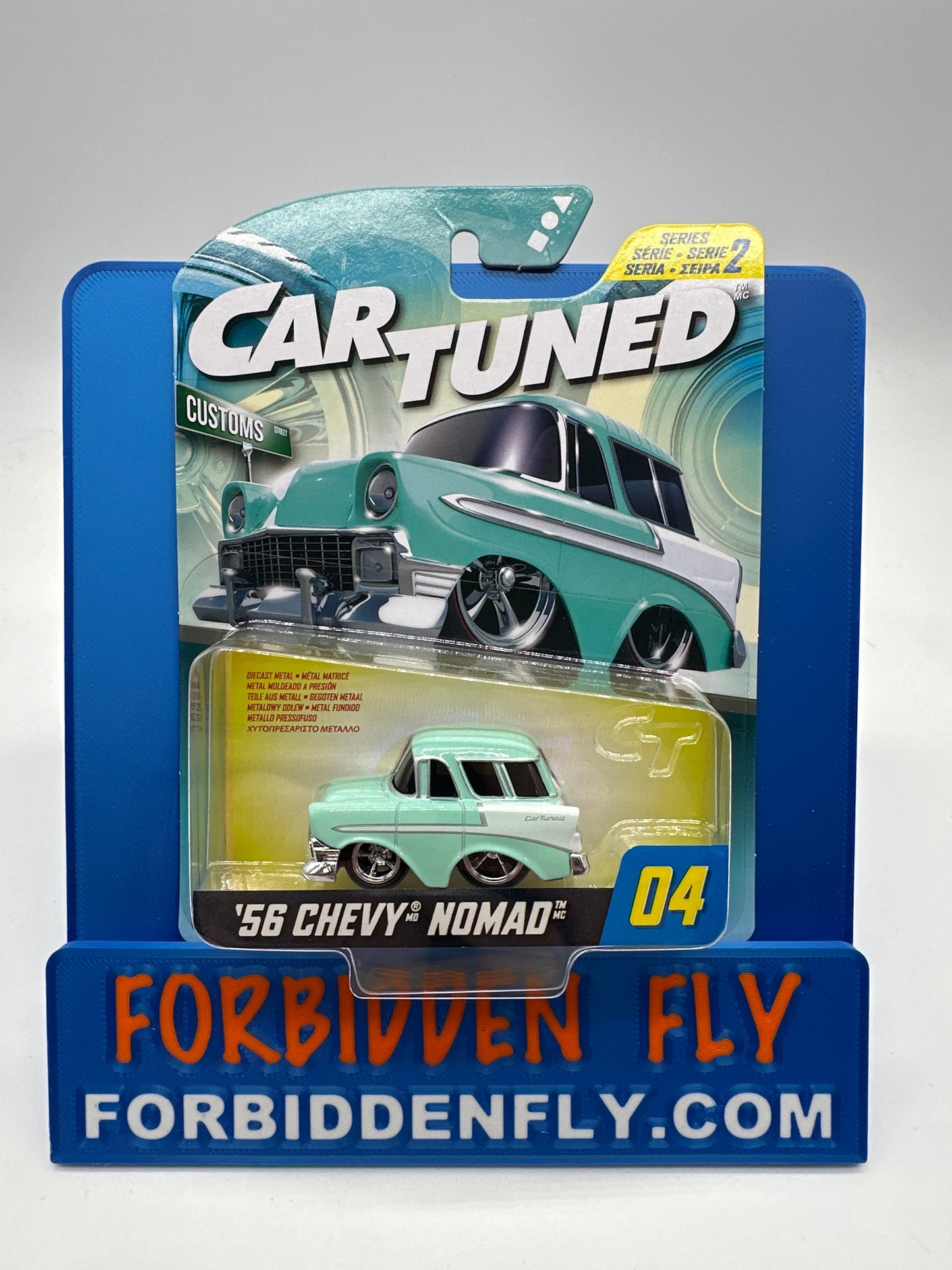 CarTuned - Hobby Exclusive - Series 2 - #4 - Mint Green ‘56 Chevy Nomad