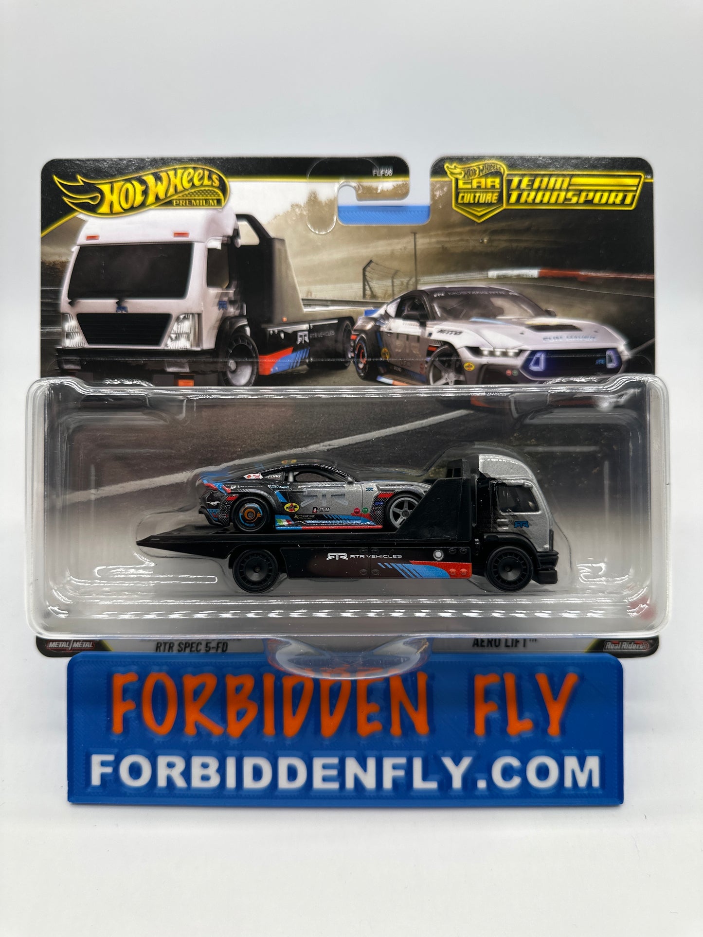 Hot Wheels Car Culture Team Transport - #90 - 2024 Ford Mustang RTR Spec 5-FD & Aero Lift