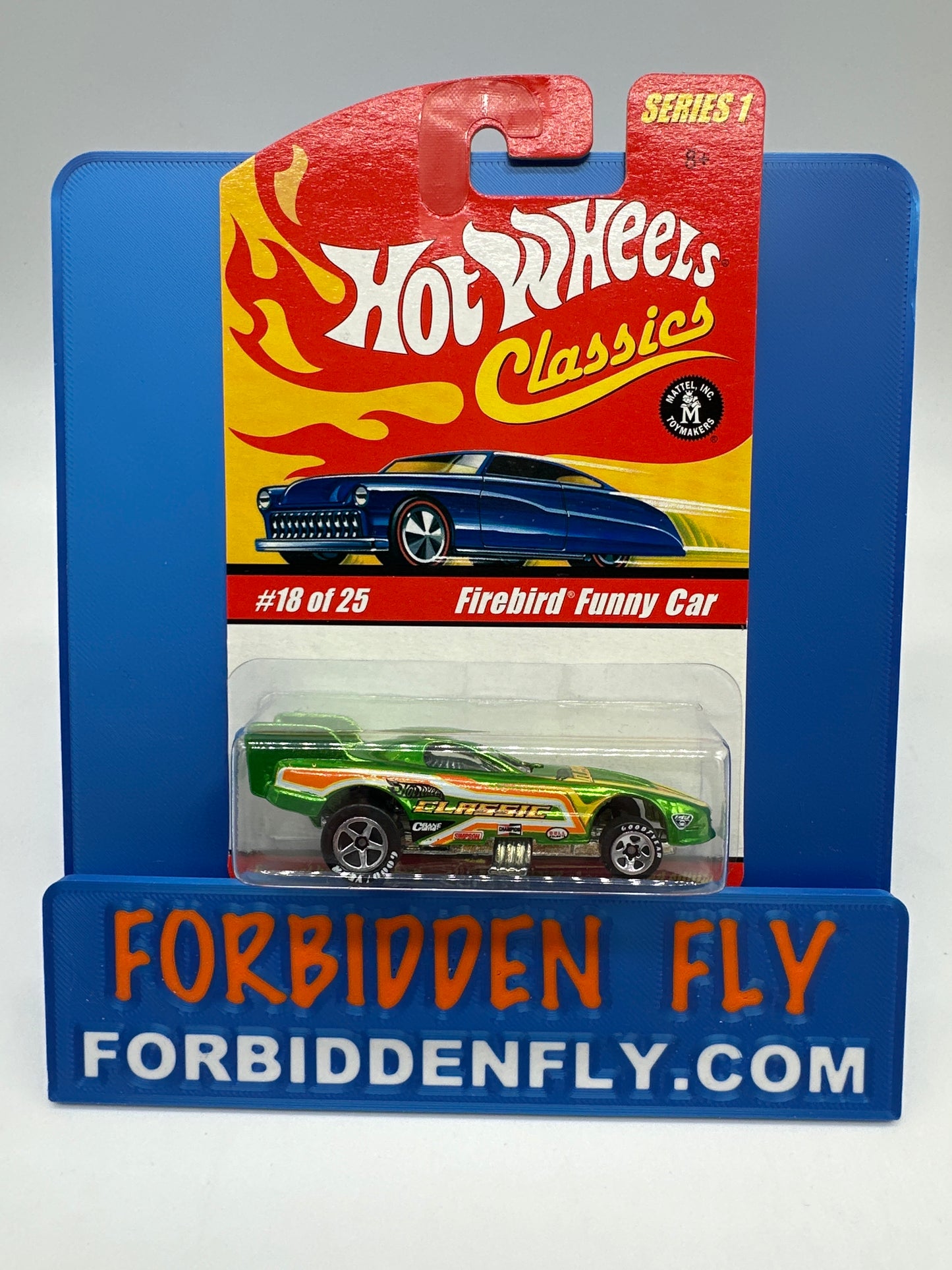Hot Wheels Classics - Series 1 #18 of 25 - Green Firebird Funny Car