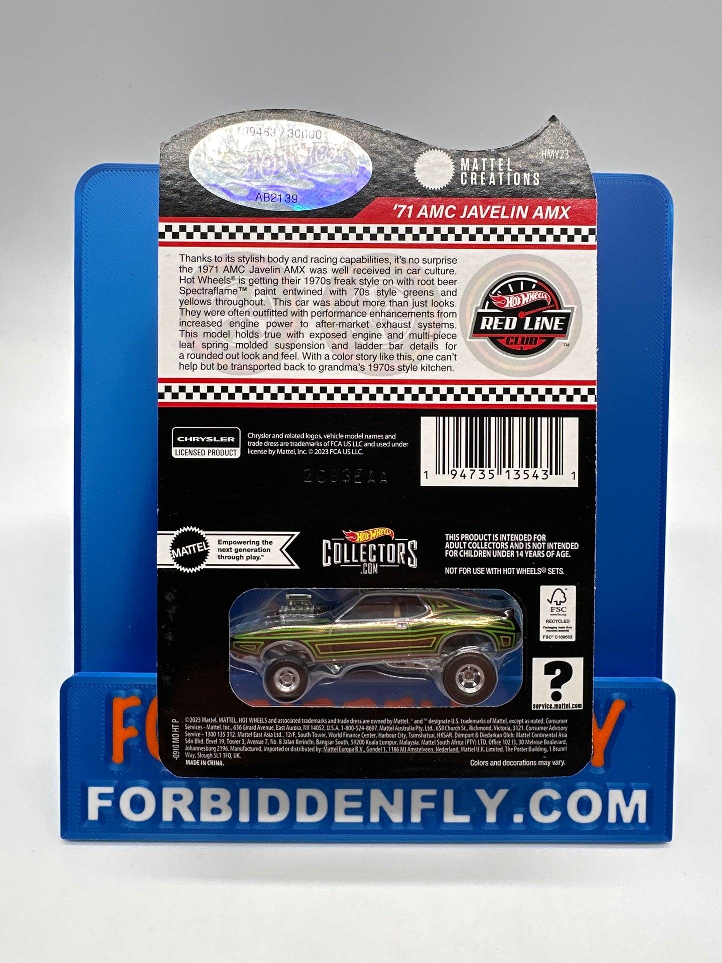 Hot Wheels RLC Red Line Club - 2024 Release - ‘71 AMC Javelin AMX - Copper