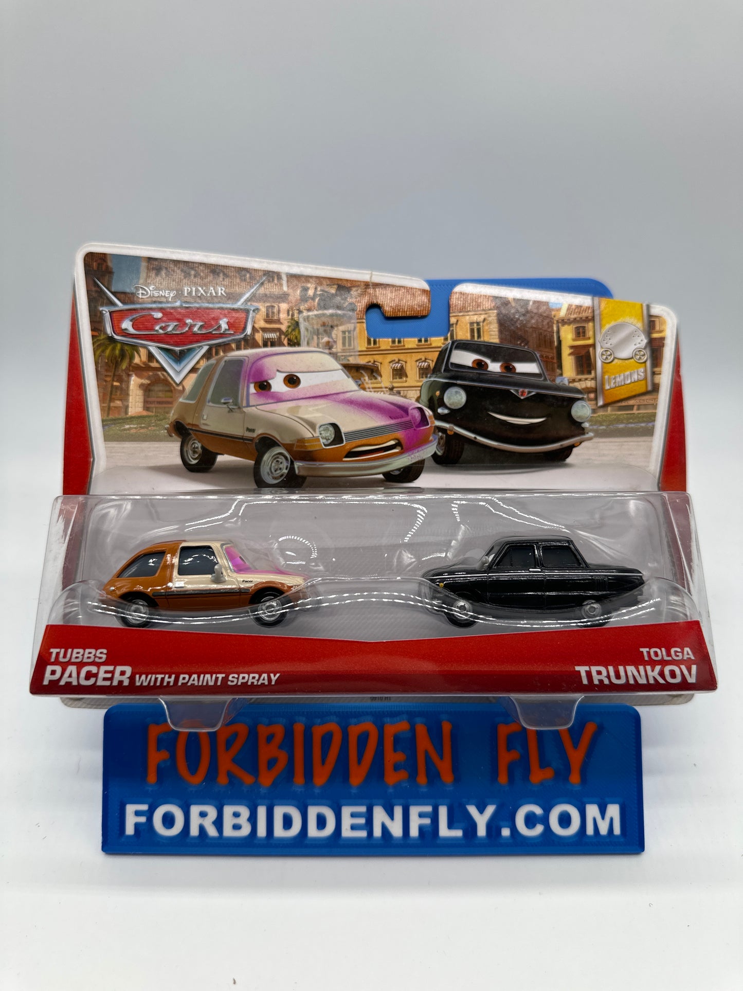 Disney Pixar Cars Movie - Lemons Series (Two) 2 Pack - Tubbs Pacer with Paint Spray & Tolga Trunkov