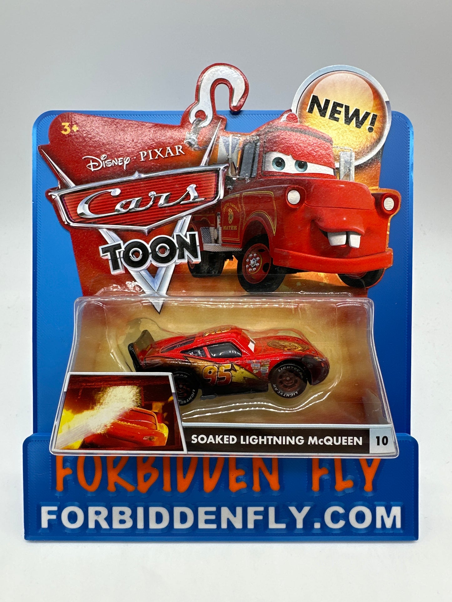Disney Pixar Cars Movie - Cars Toon Series - Soaked Lightning McQueen