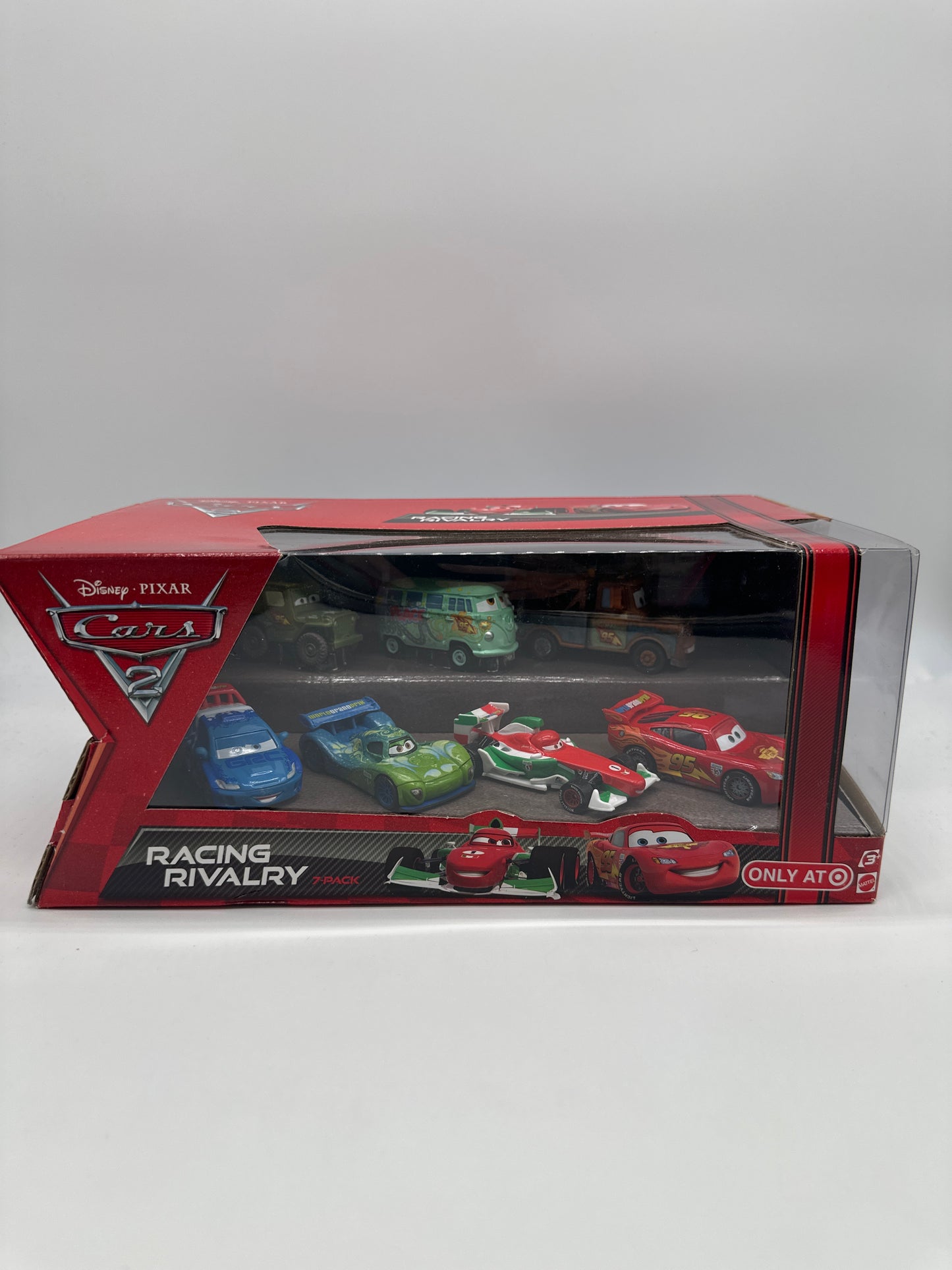 Disney Pixar Cars Movie - Target Exclusive Cars 2 Series - Racing Rivalry 7 Pack Set