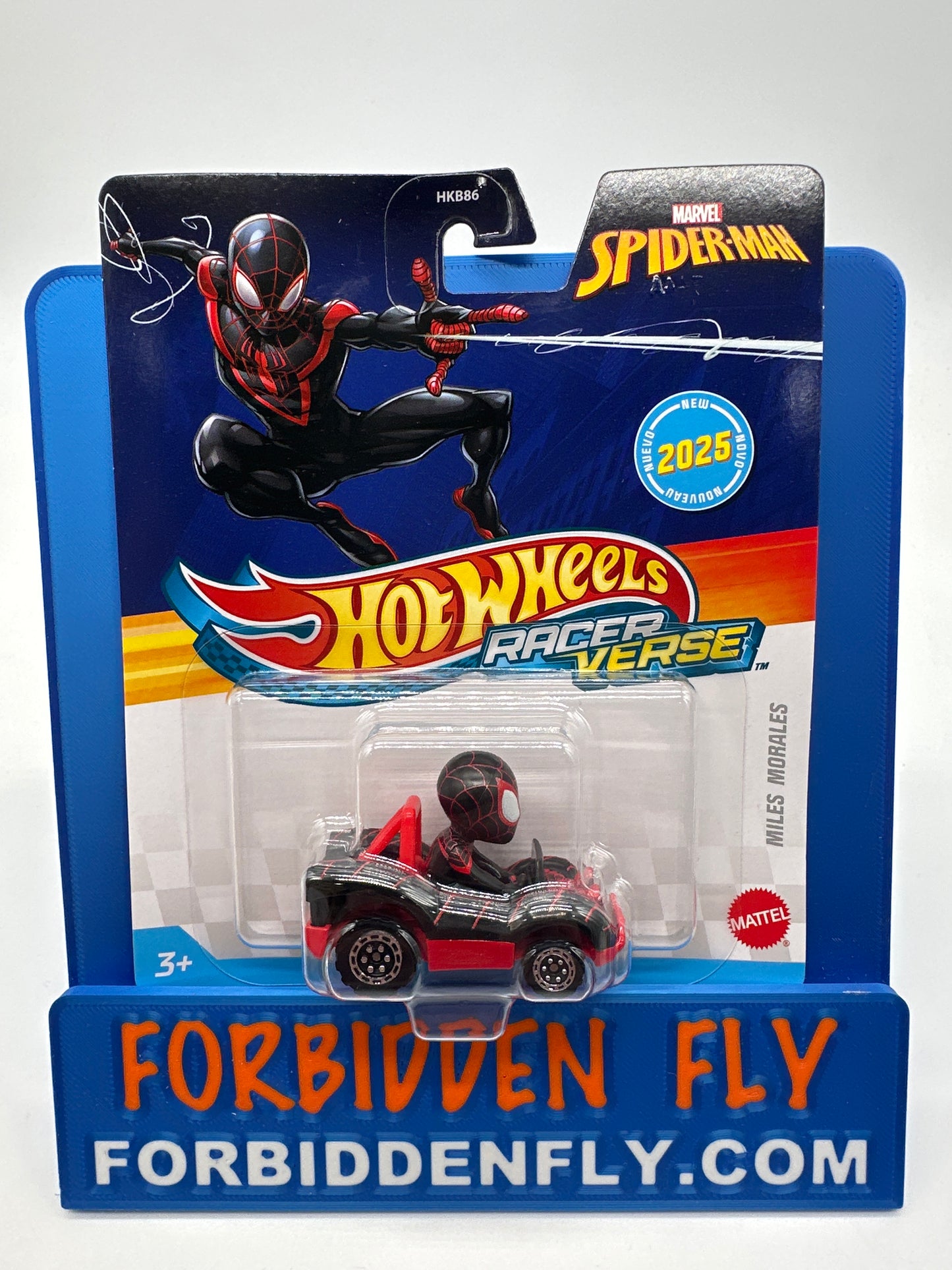Hot Wheels - 2025 Racer Verse - Marvel Spiderman - Miles Morales