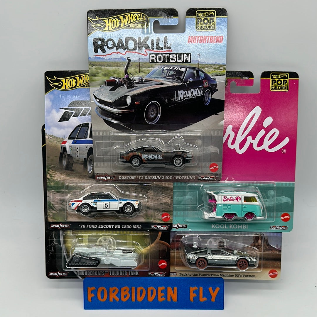 Hot Wheels Premium - Pop Culture 2024 Mix A - Set of 5