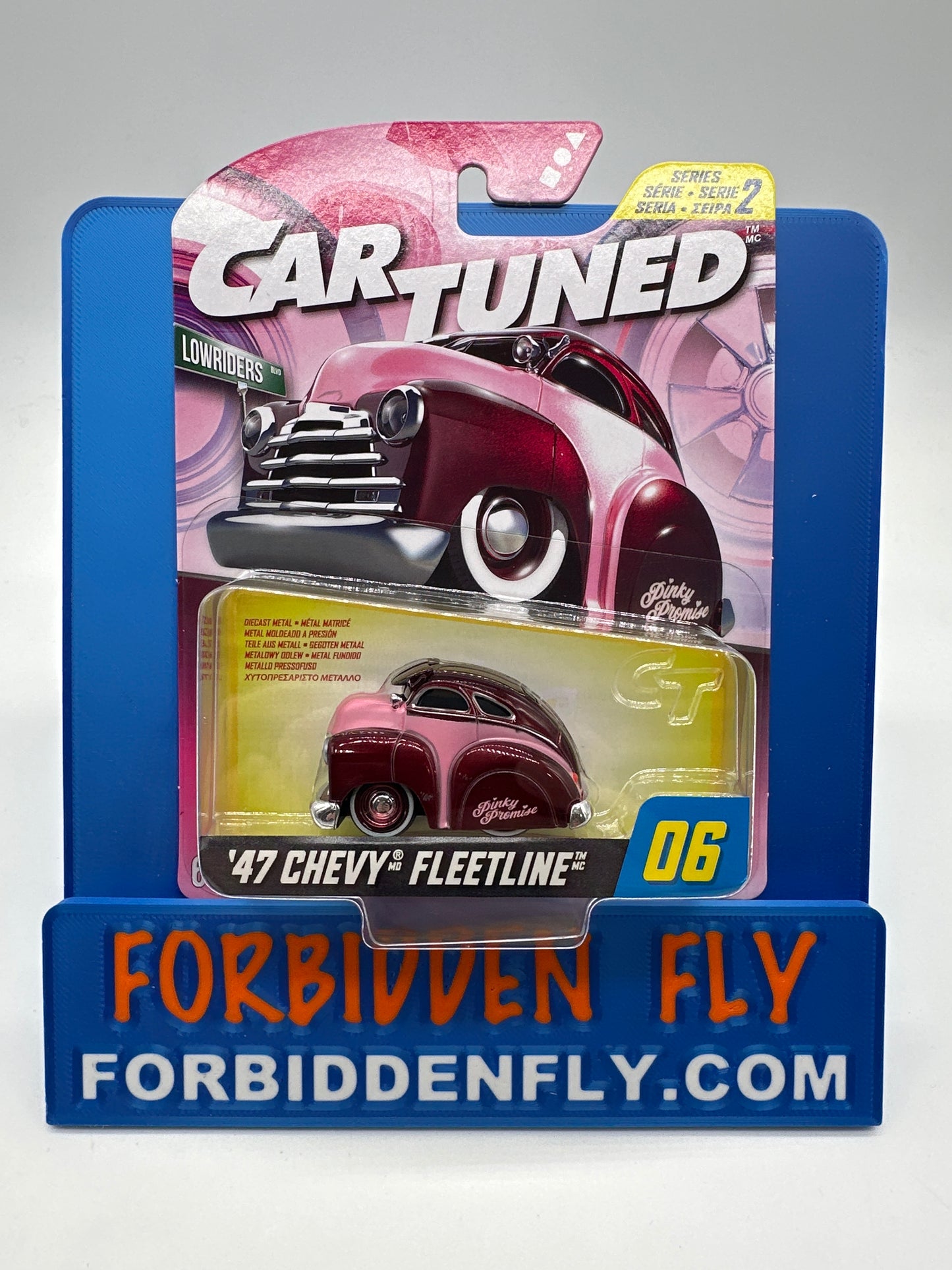 CarTuned - Hobby Exclusive - Series 2 - #06 - Pink ‘47 Chevy Fleetline
