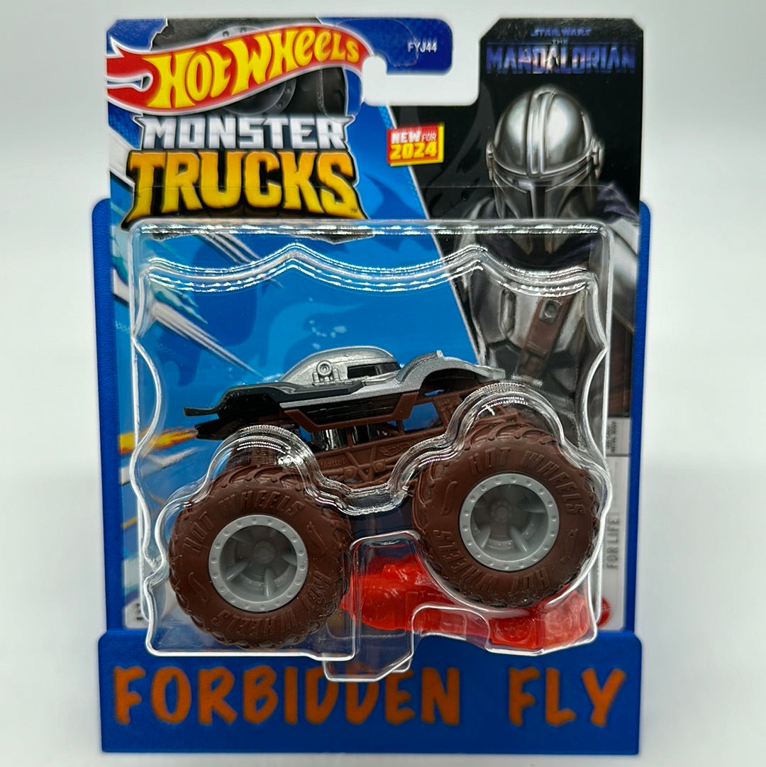 Hot Wheels Monster Trucks - w/ Connect and Crash Car - Star Wars The Mandalorian